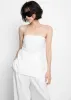 Abbie Strapless Top - White sold by Frankie Shop
