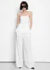 Abbie Strapless Top - White sold by Frankie Shop