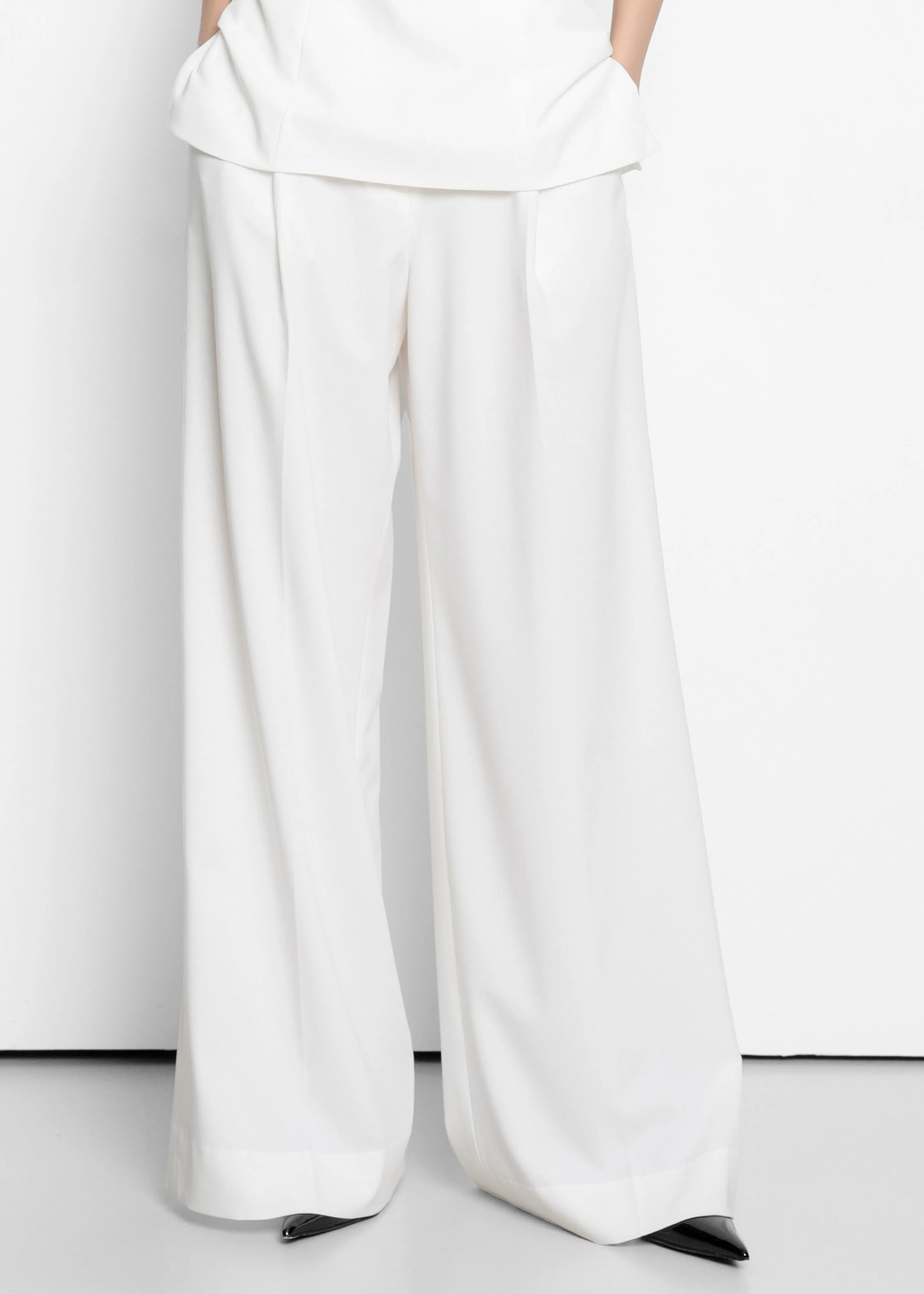 Abbie Trousers - White sold by Frankie Shop product image thumbnail 4
