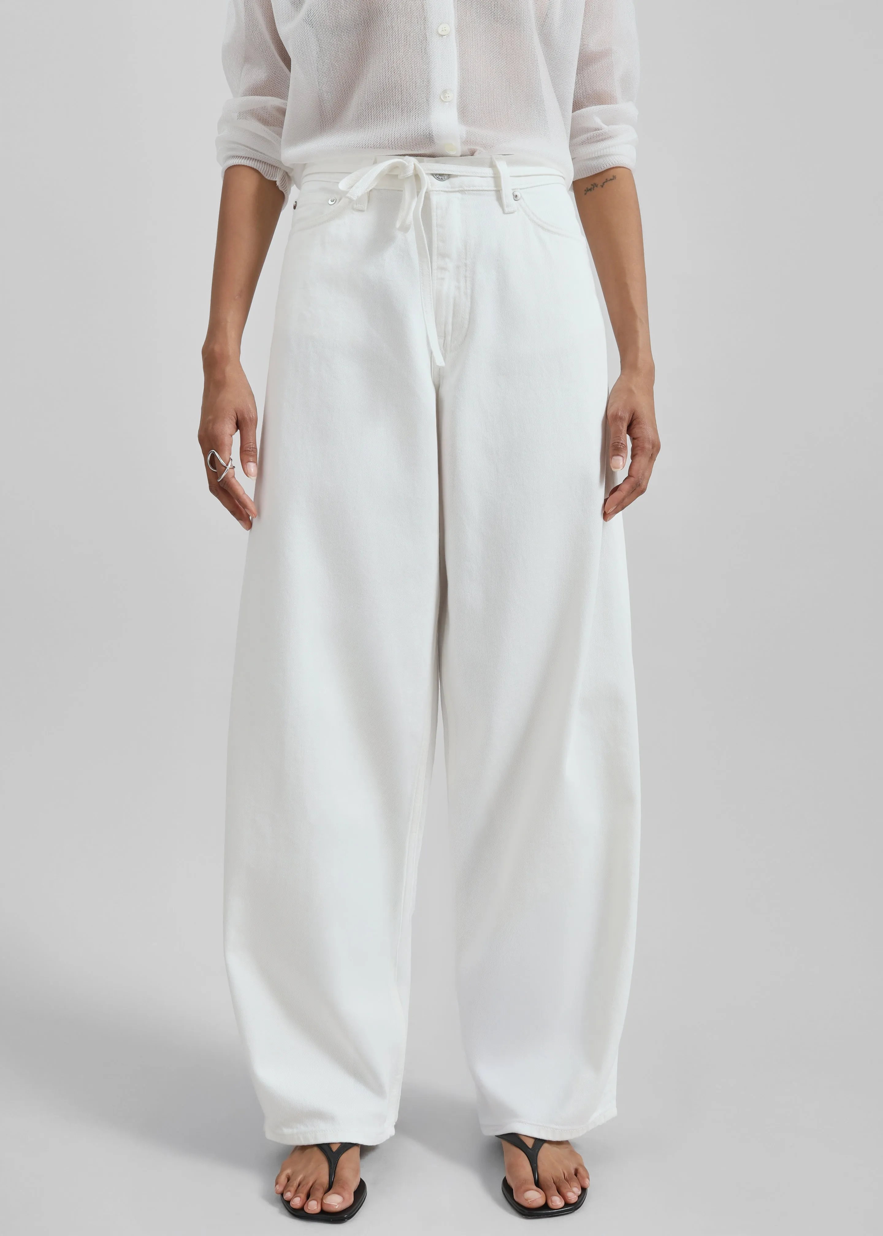 Samsøe Samsøe Saharper Jeans Belt - White Rock sold by Frankie Shop product image thumbnail 4