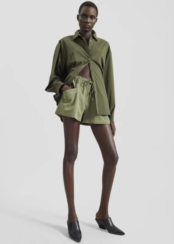 Orrin Cargo Shorts - Olive sold by Frankie Shop