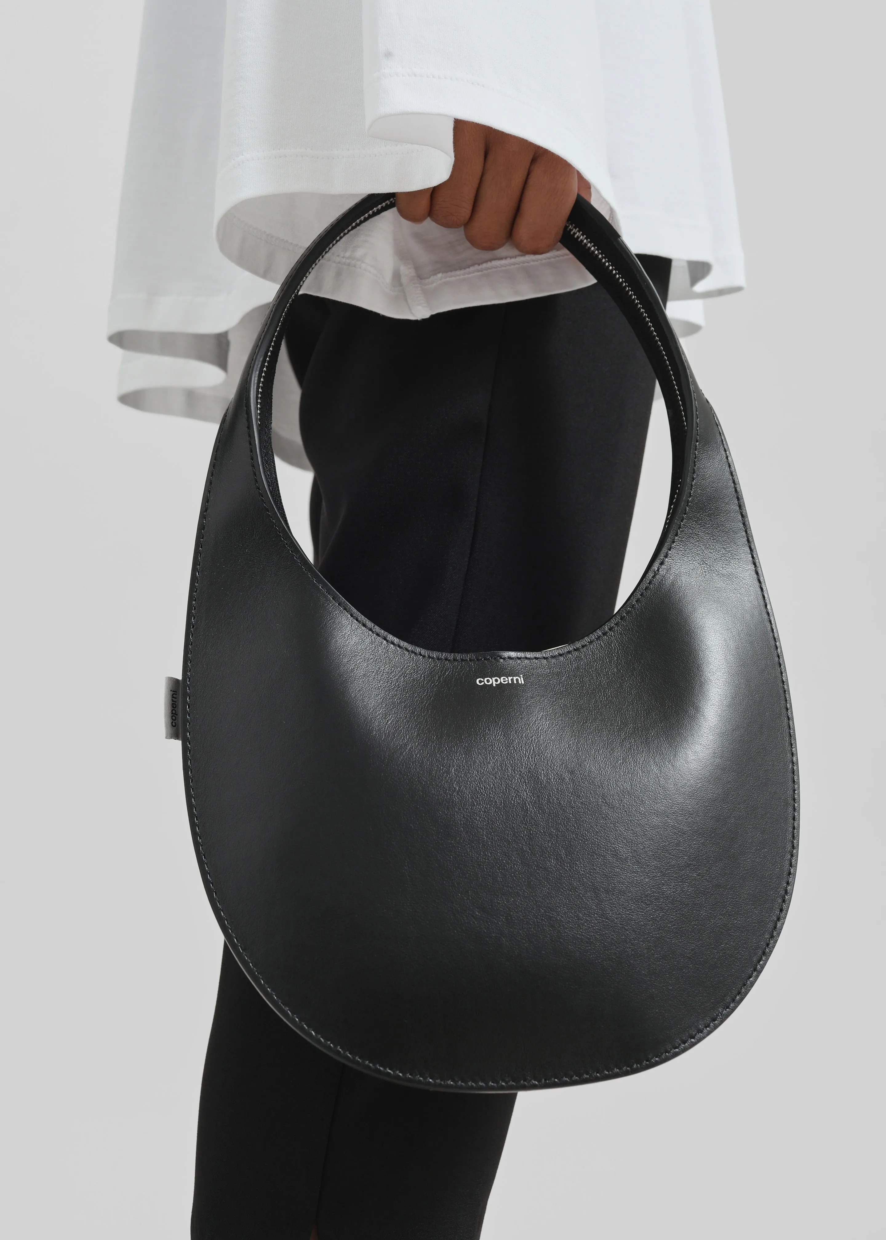 Coperni Double Gusset Swipe Bag - Black sold by Frankie Shop product image thumbnail 5