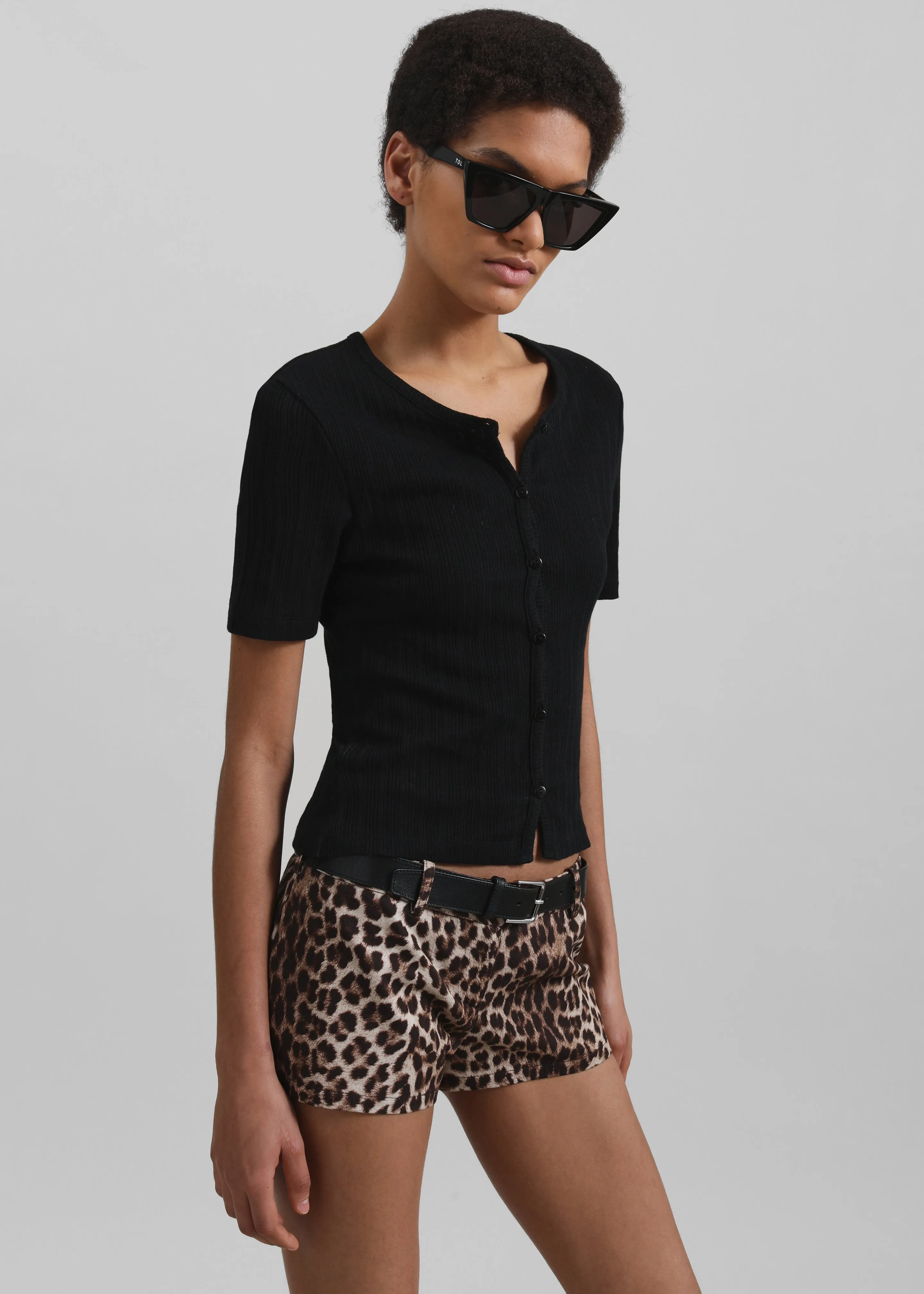 Samsøe Samsøe Sajuni SS Cardigan - Black sold by Frankie Shop product image thumbnail 2