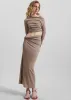 Margot Asymmetric Top - Mocha sold by Frankie Shop