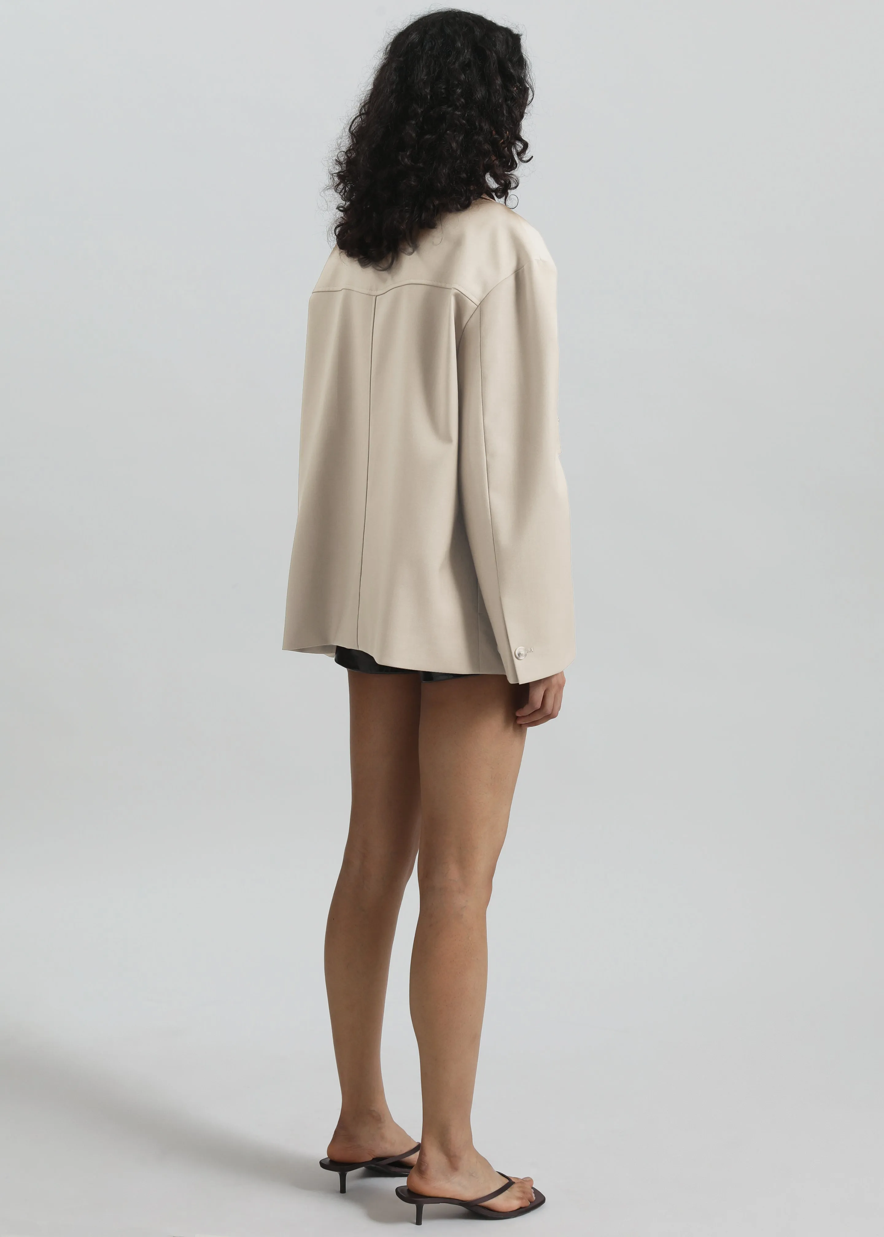 Duloe Field Jacket - Light Beige sold by Frankie Shop product image thumbnail 5