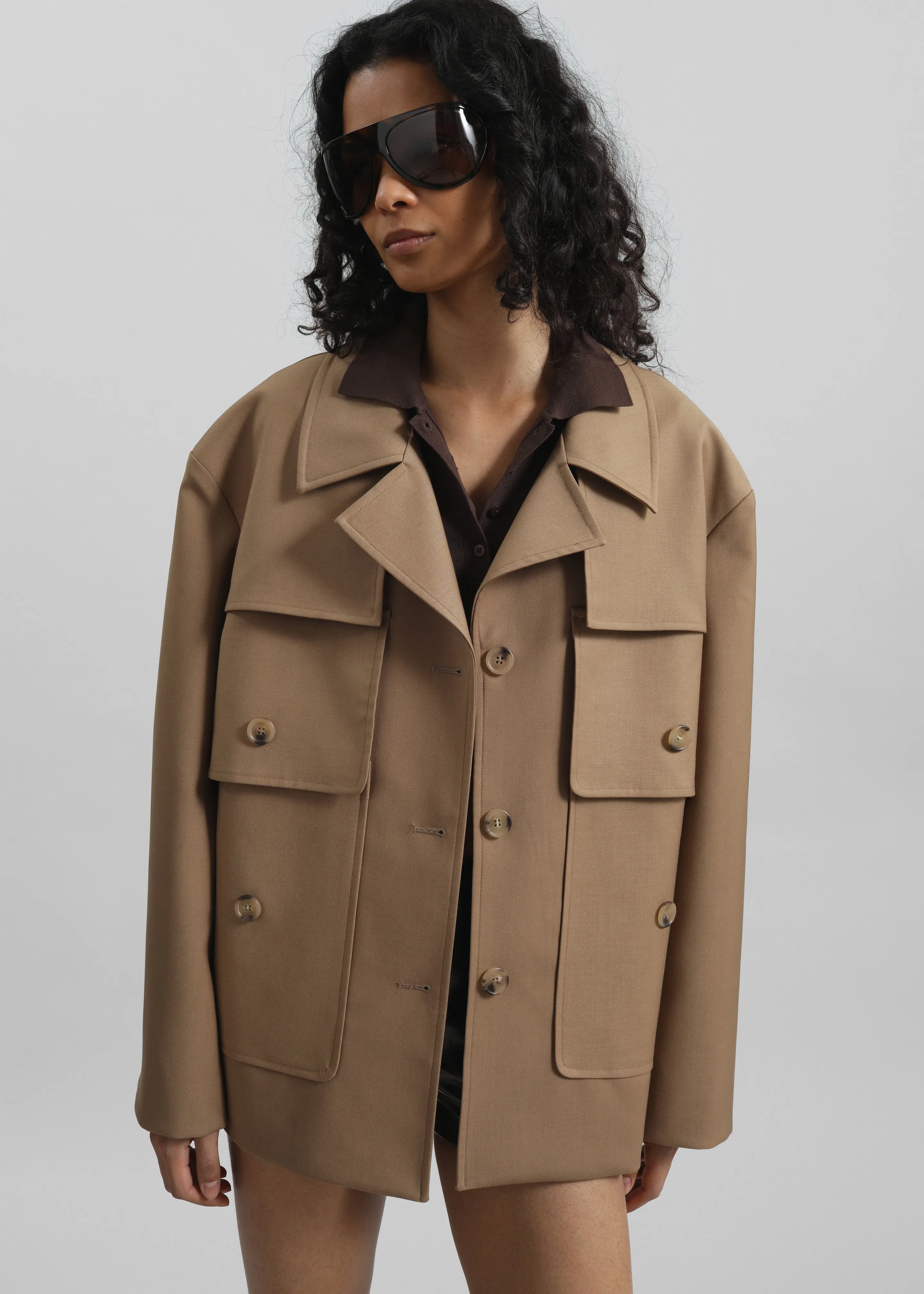 Duloe Field Jacket - Camel sold by Frankie Shop product image thumbnail 3