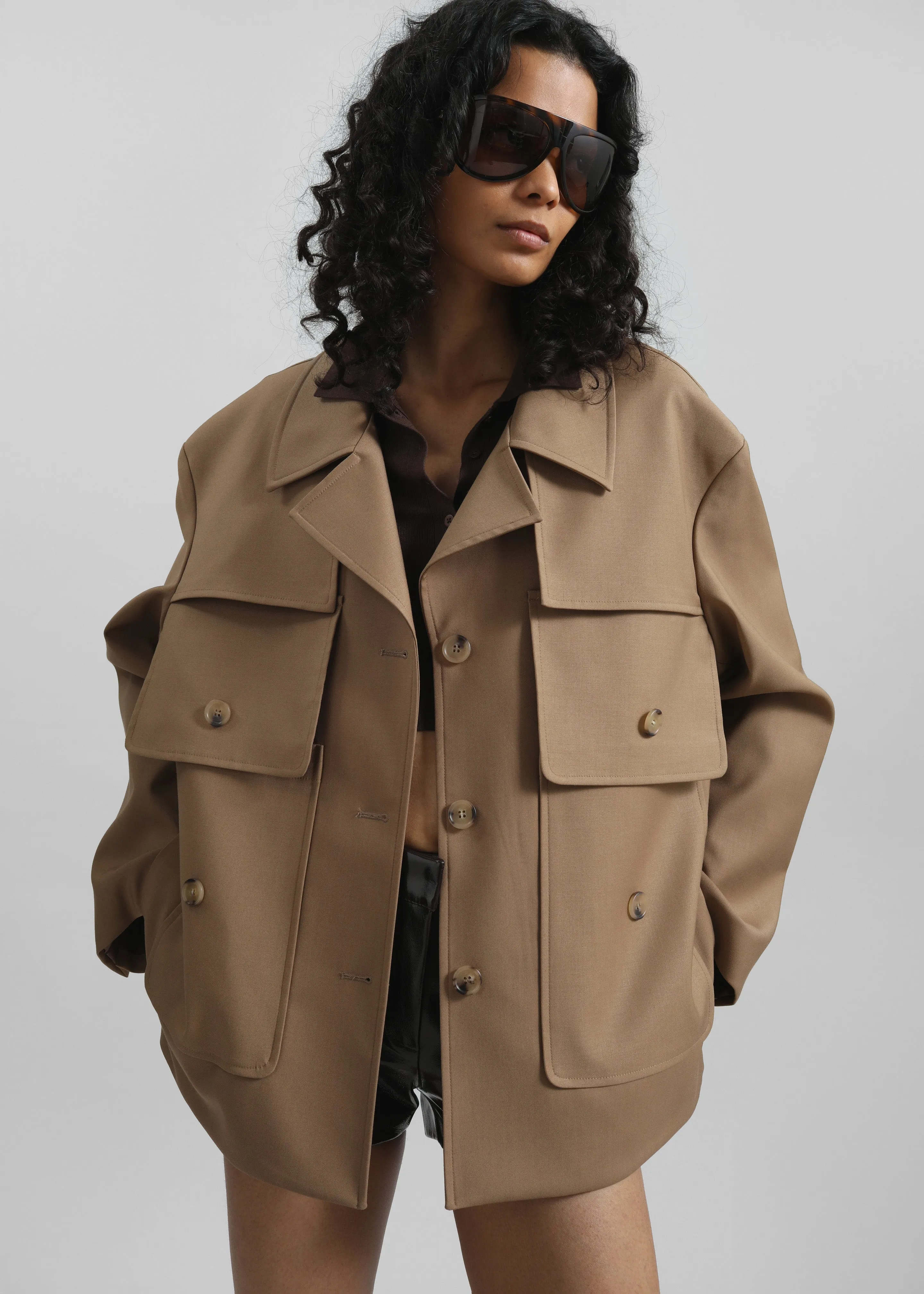 Duloe Field Jacket - Camel sold by Frankie Shop