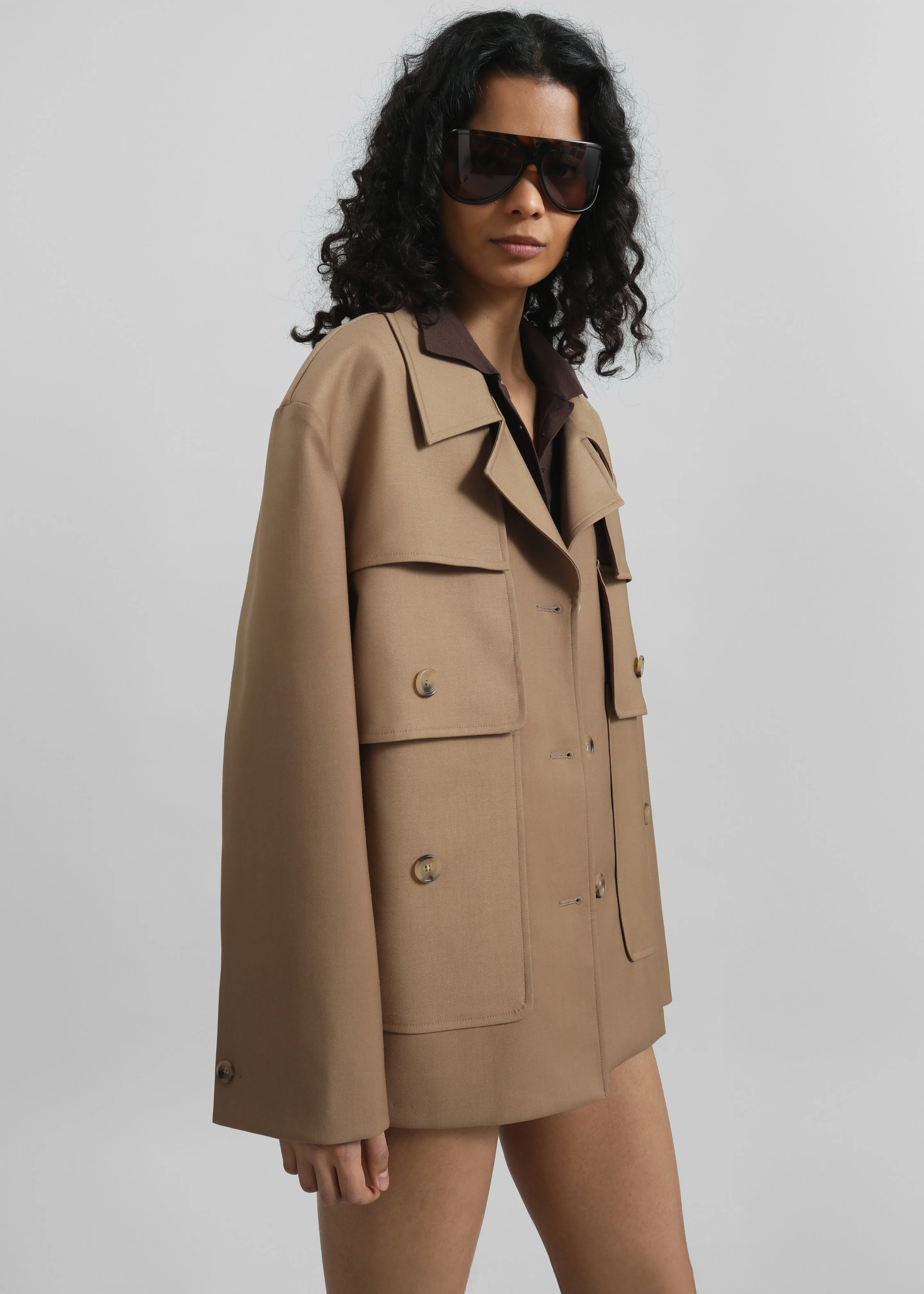 Duloe Field Jacket - Camel sold by Frankie Shop product image thumbnail 5