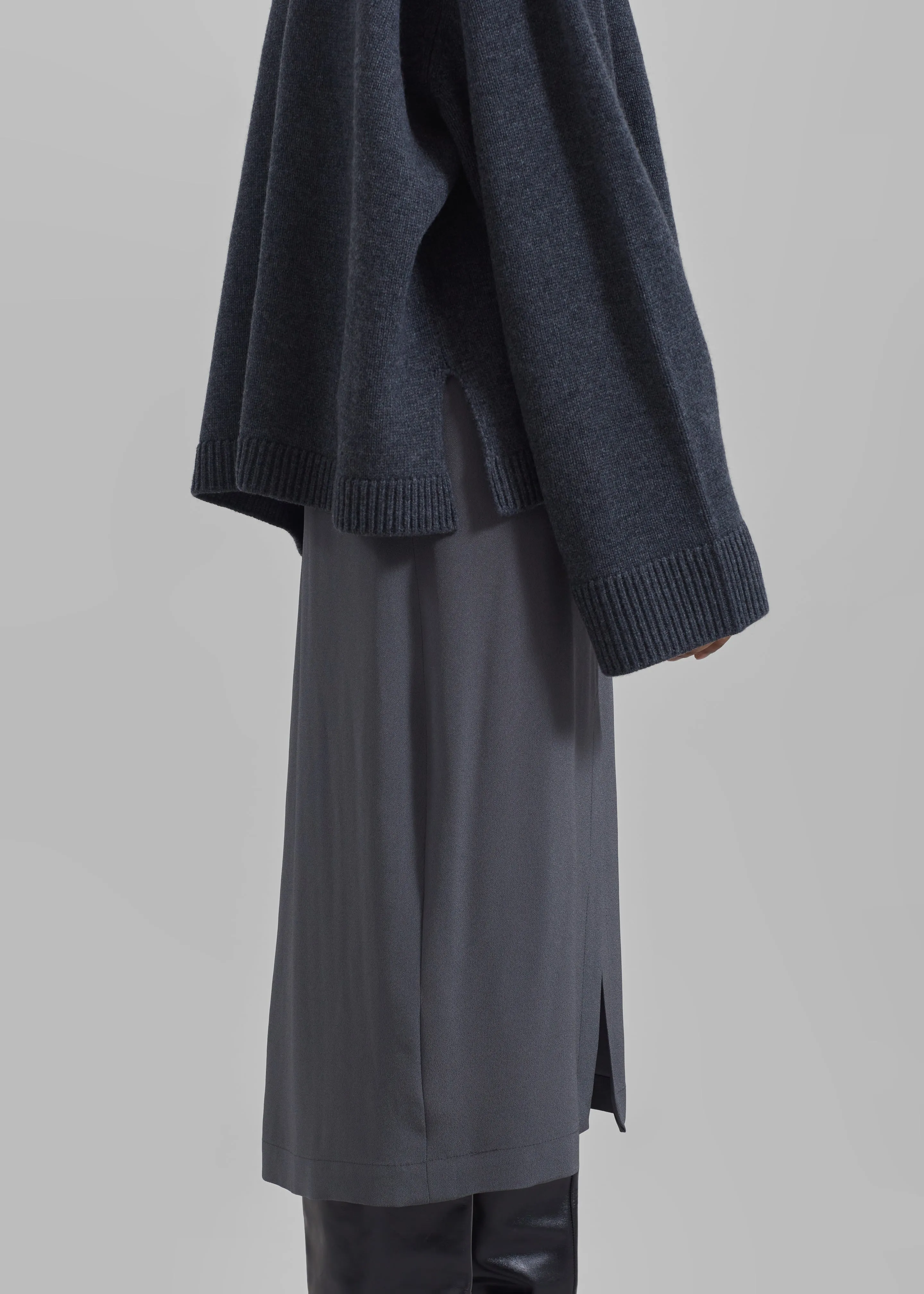 Judy Midi Skirt - Grey sold by Frankie Shop product image thumbnail 5