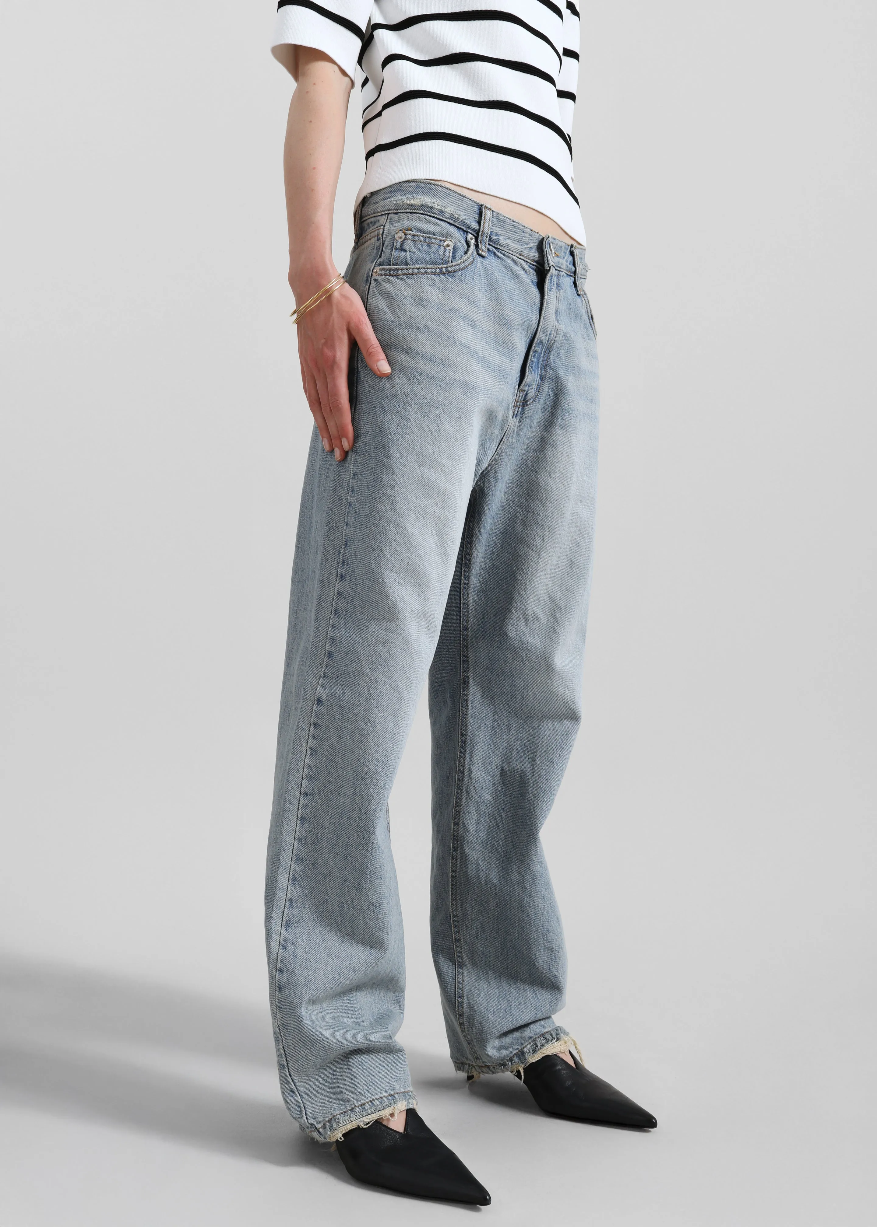 Tarmi Straight Leg Jeans - Light Wash sold by Frankie Shop product image thumbnail 5