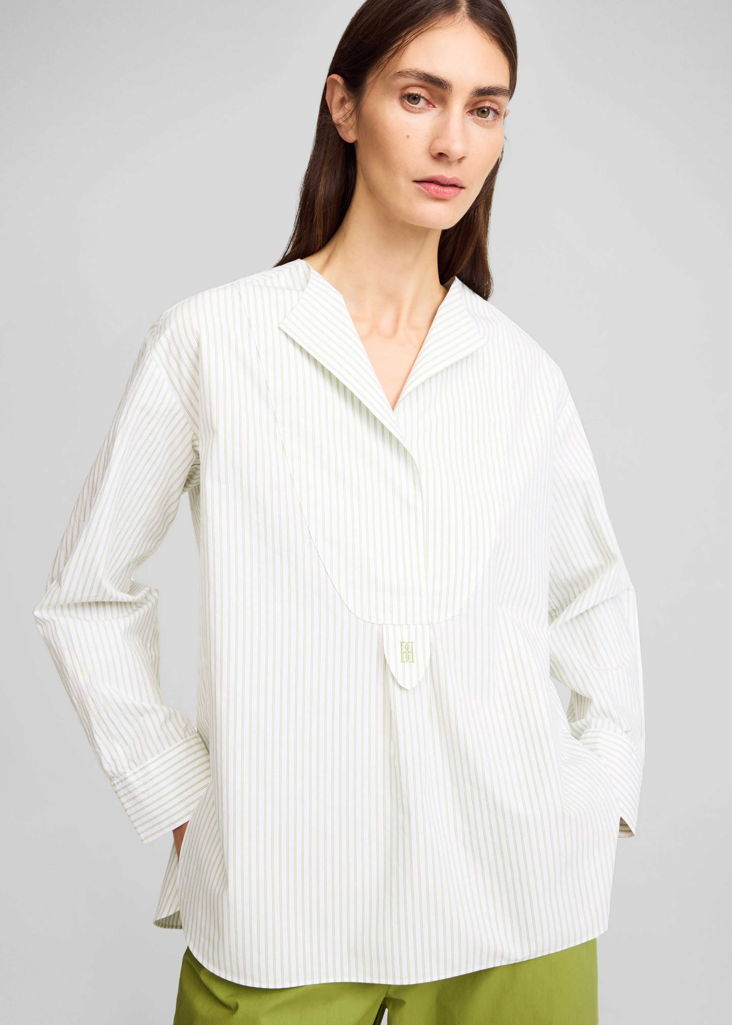 By Malene Birger Fayette Top - Twin Stripe sold by Frankie Shop product image thumbnail 5