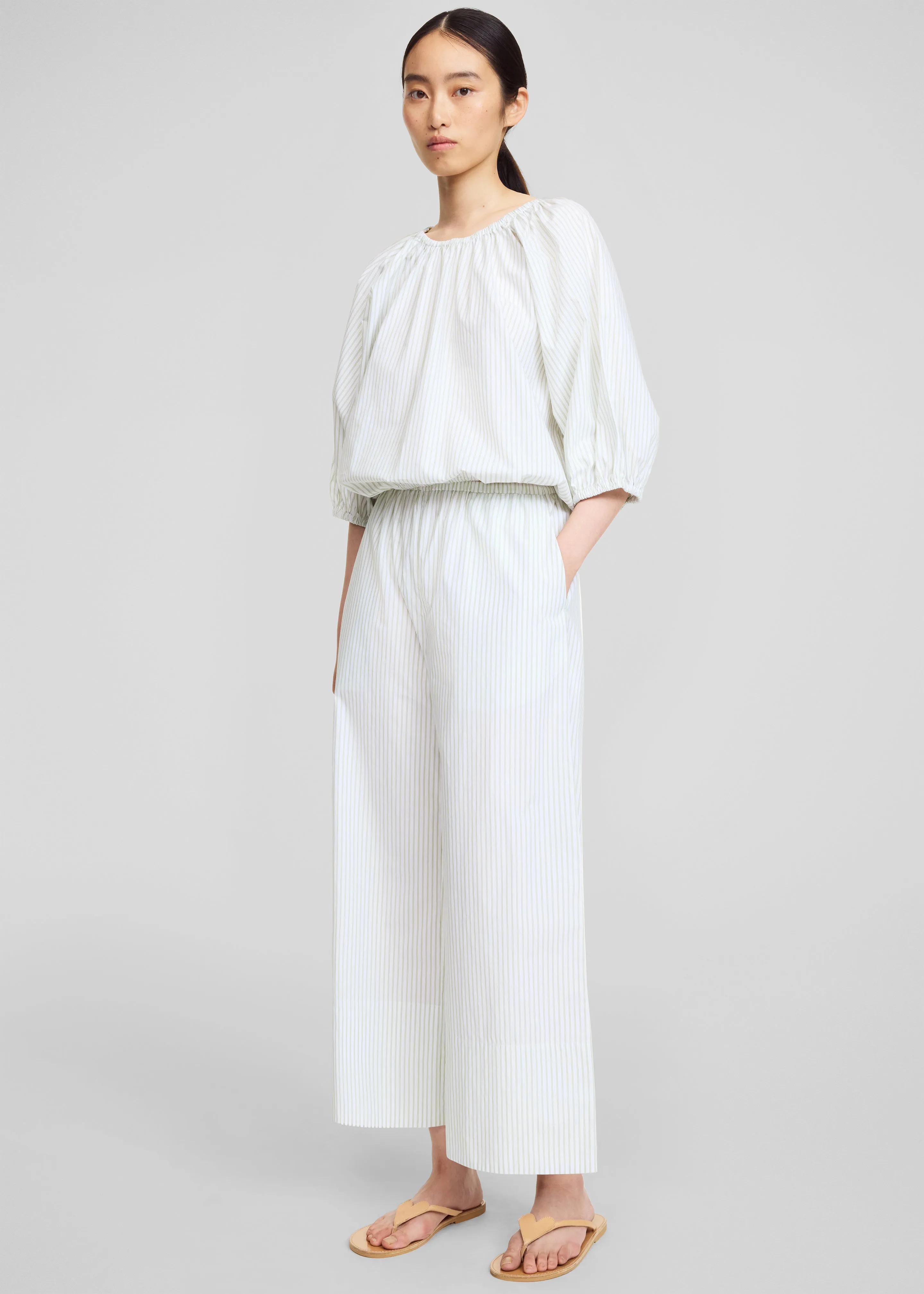 By Malene Birger Luisa Trousers - Twin Stripe sold by Frankie Shop product image thumbnail 3