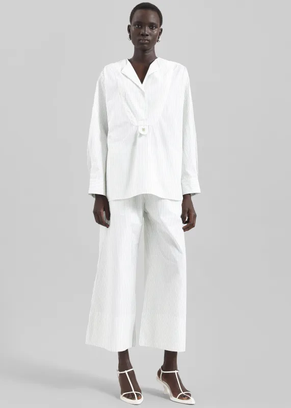 By Malene Birger Luisa Trousers - Twin Stripe sold by Frankie Shop