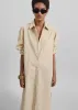 Helena Shirt Dress - Beige sold by Frankie Shop