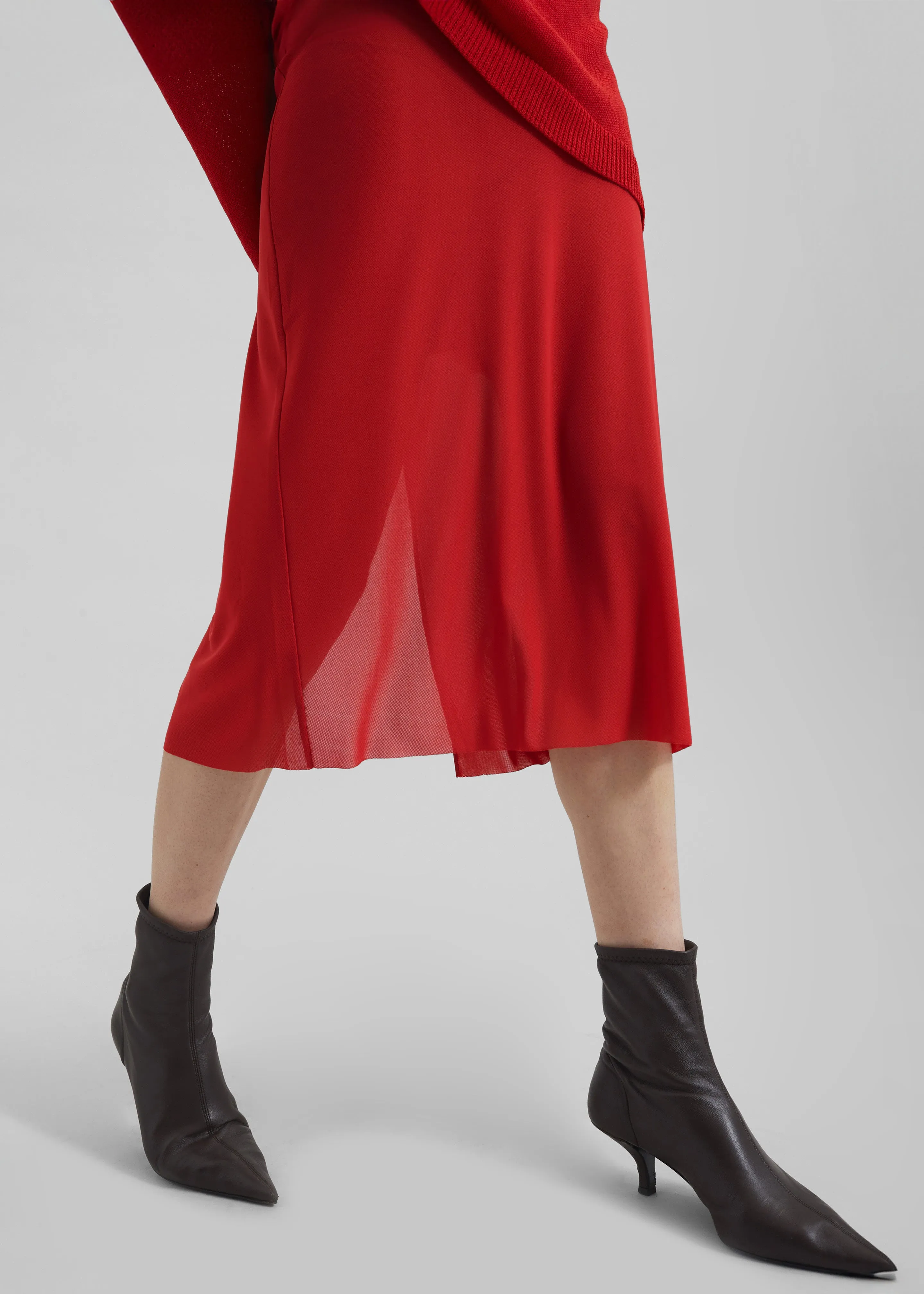 Suva Sheer Skirt - Red sold by Frankie Shop product image thumbnail 3