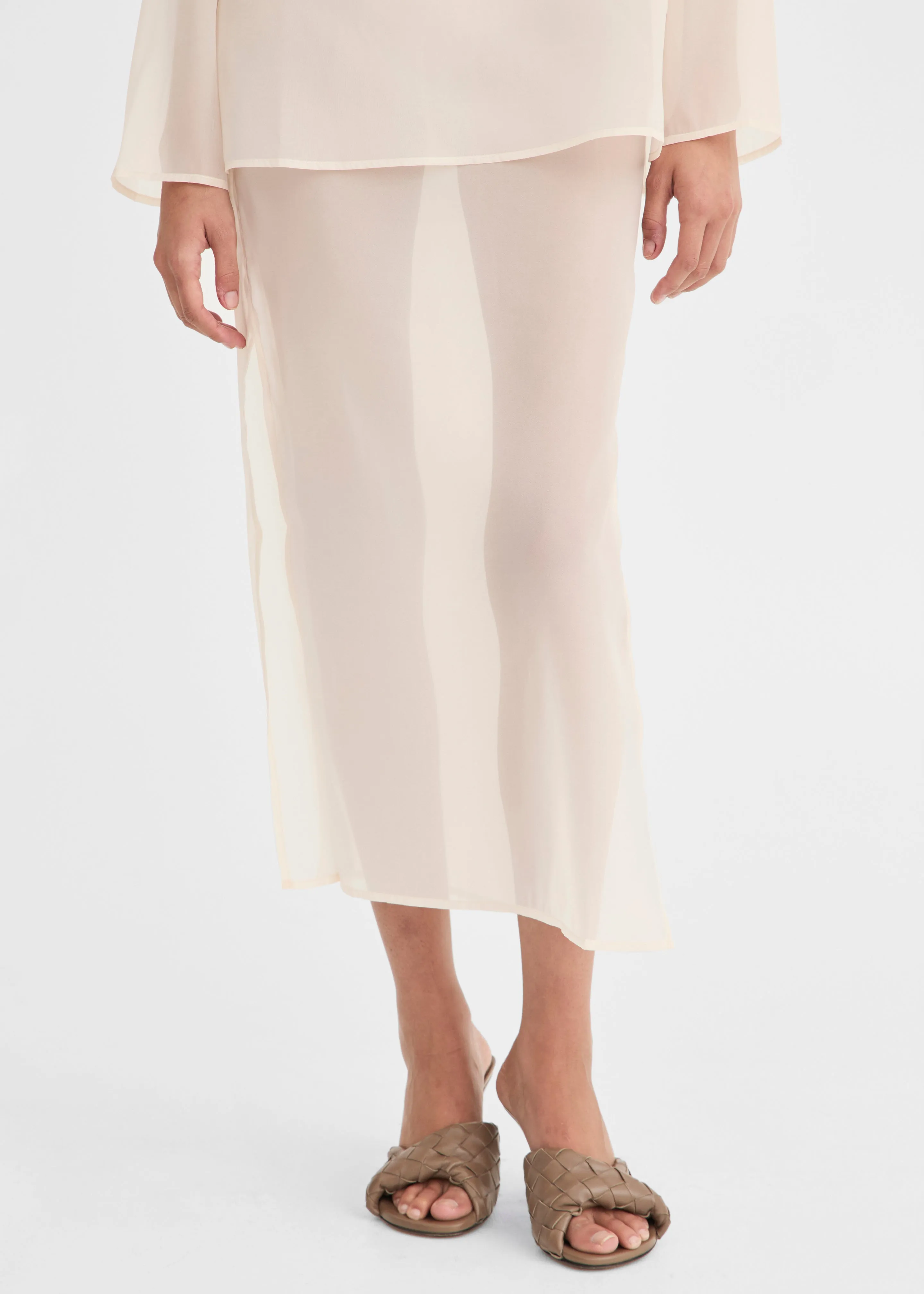 Solaqua Laurent Skirt - Ivory sold by Frankie Shop product image thumbnail 3