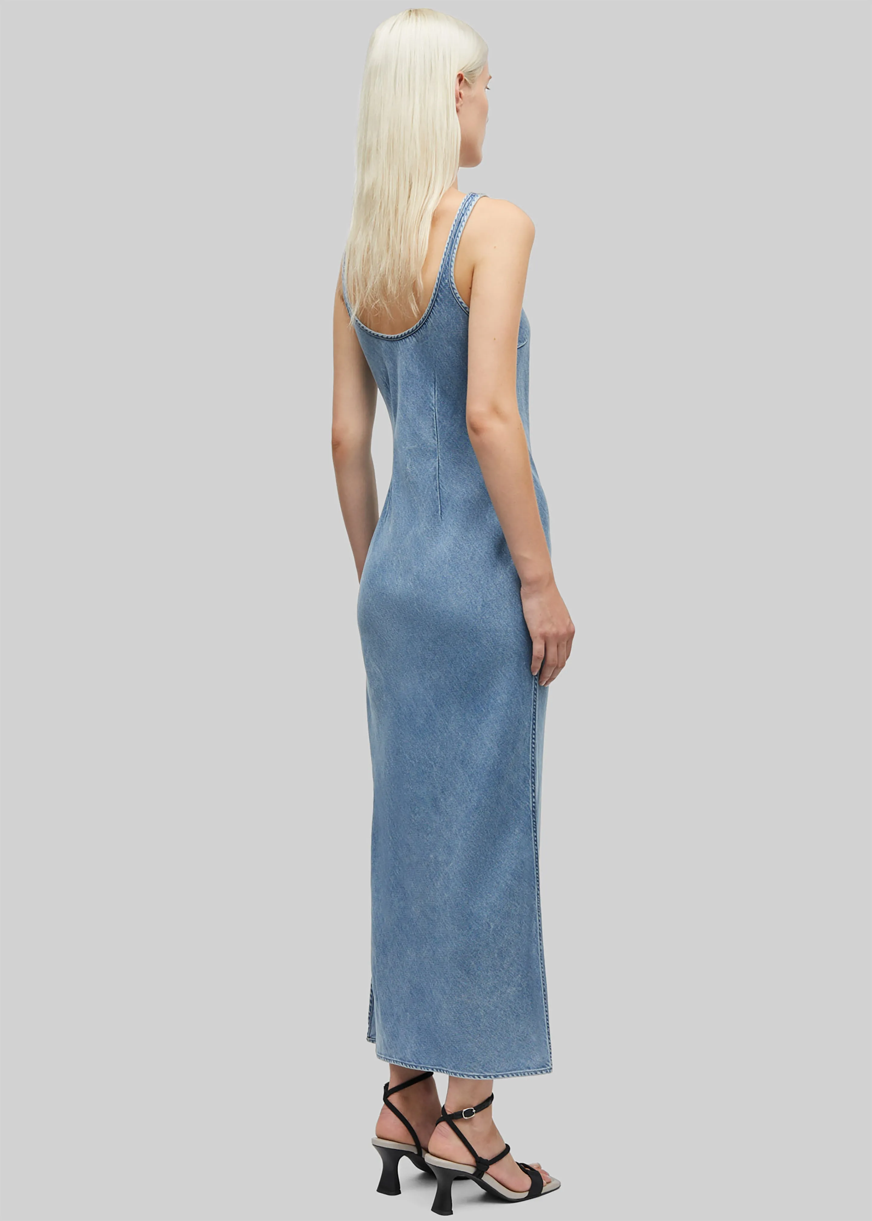 Samsøe Samsøe Sasunna Dress - Denim Blue sold by Frankie Shop product image thumbnail 4