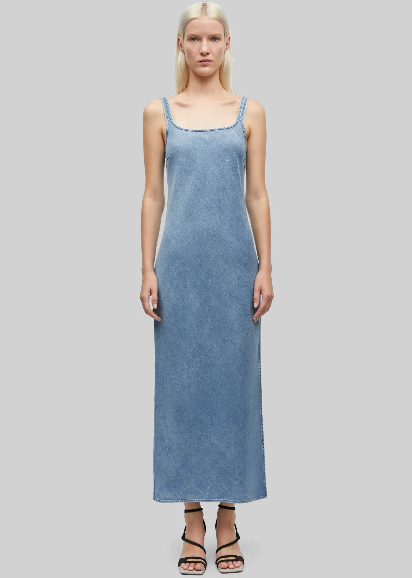 Samsøe Samsøe Sasunna Dress - Denim Blue sold by Frankie Shop product image thumbnail 3