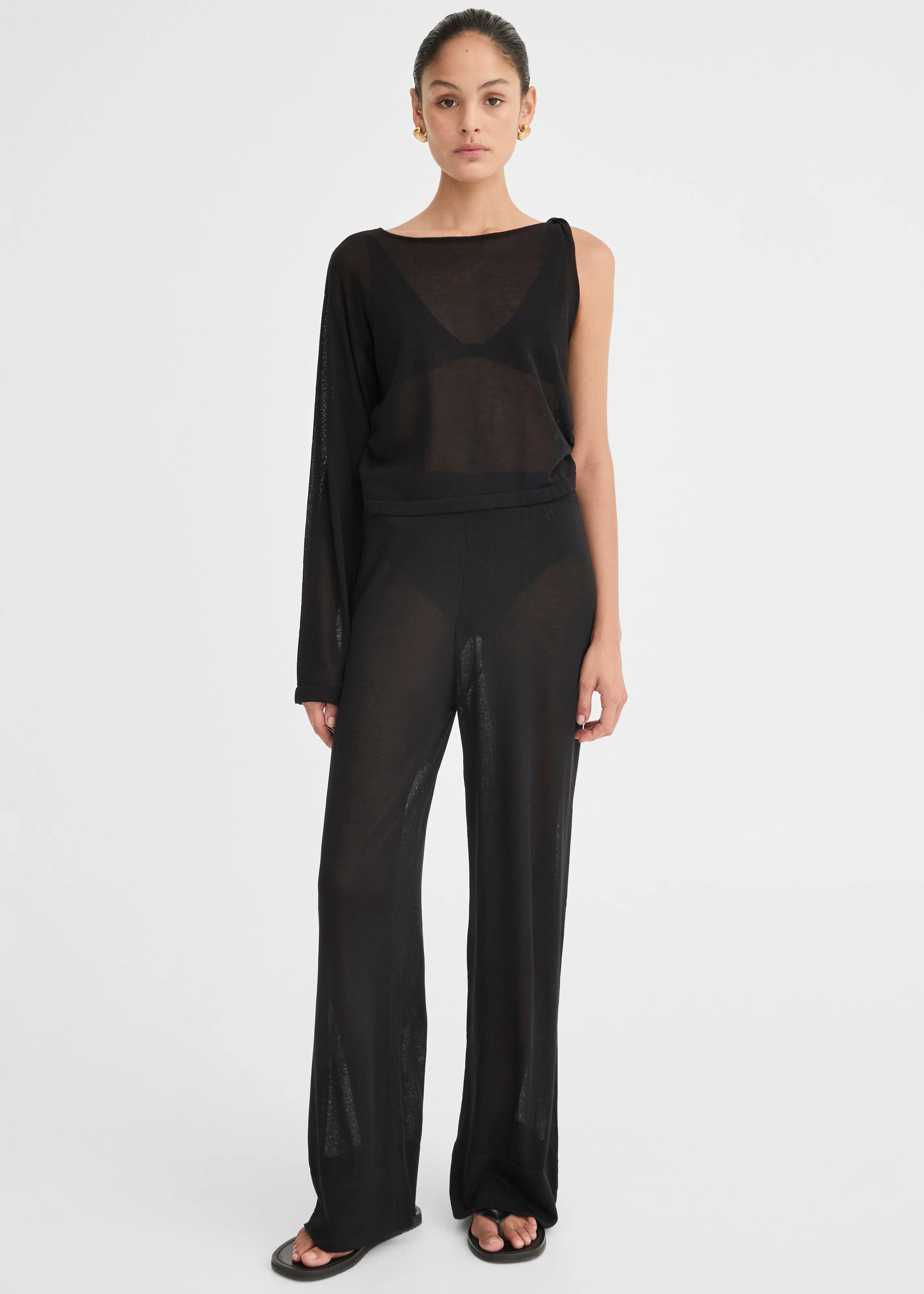 Solaqua Adele Knit Top - Noir sold by Frankie Shop product image thumbnail 3