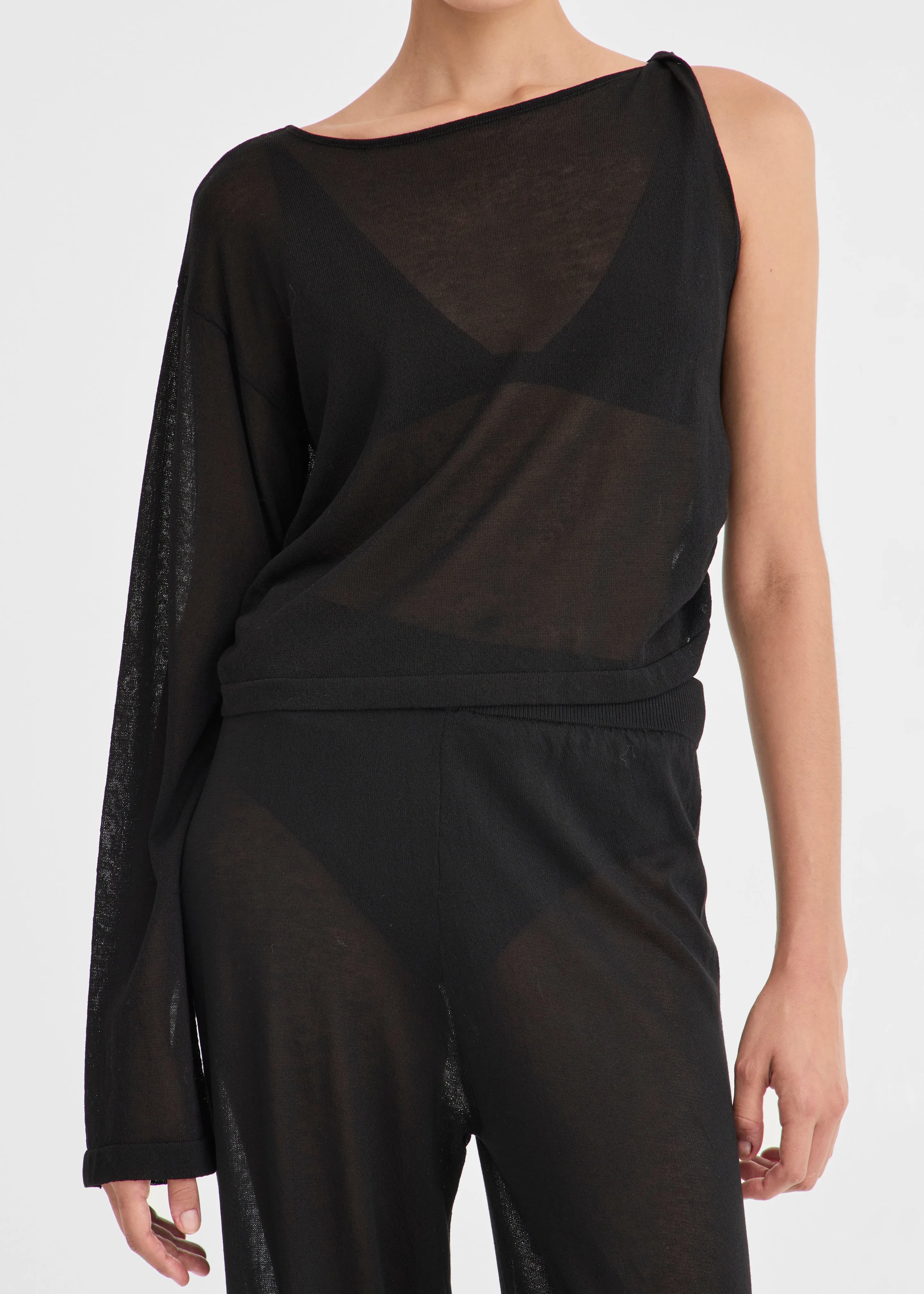 Solaqua Adele Knit Top - Noir sold by Frankie Shop product image thumbnail 4