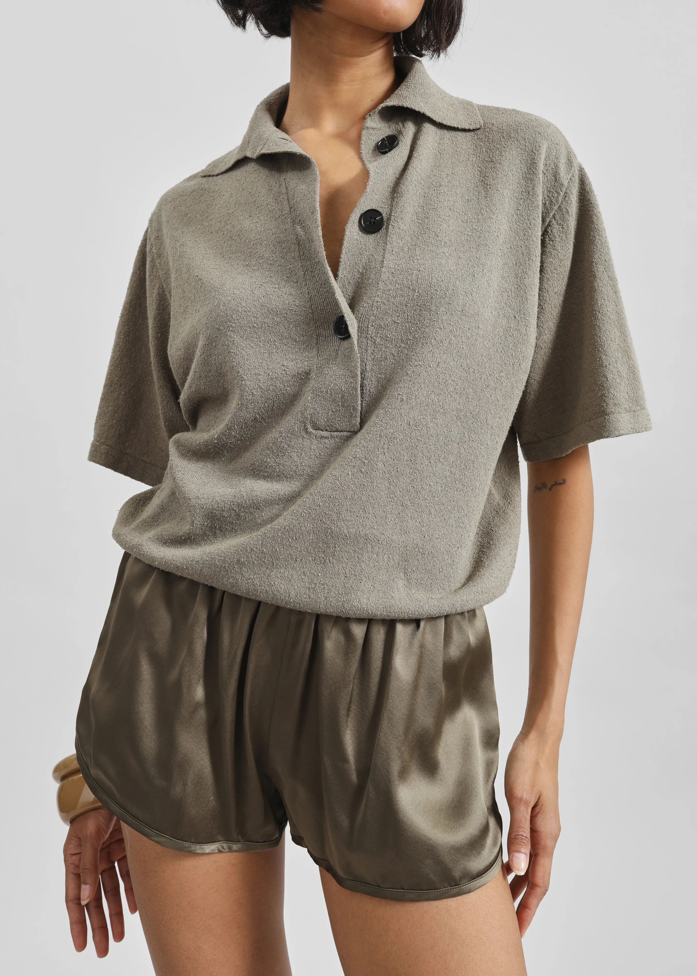 Christopher Esber Straccio Knitted Clean Polo - Eucalypt sold by Frankie Shop product image thumbnail 3