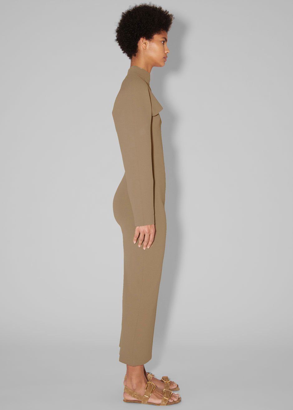 Nanushka Noa Knit Dress - Light Khaki sold by Frankie Shop product image thumbnail 5