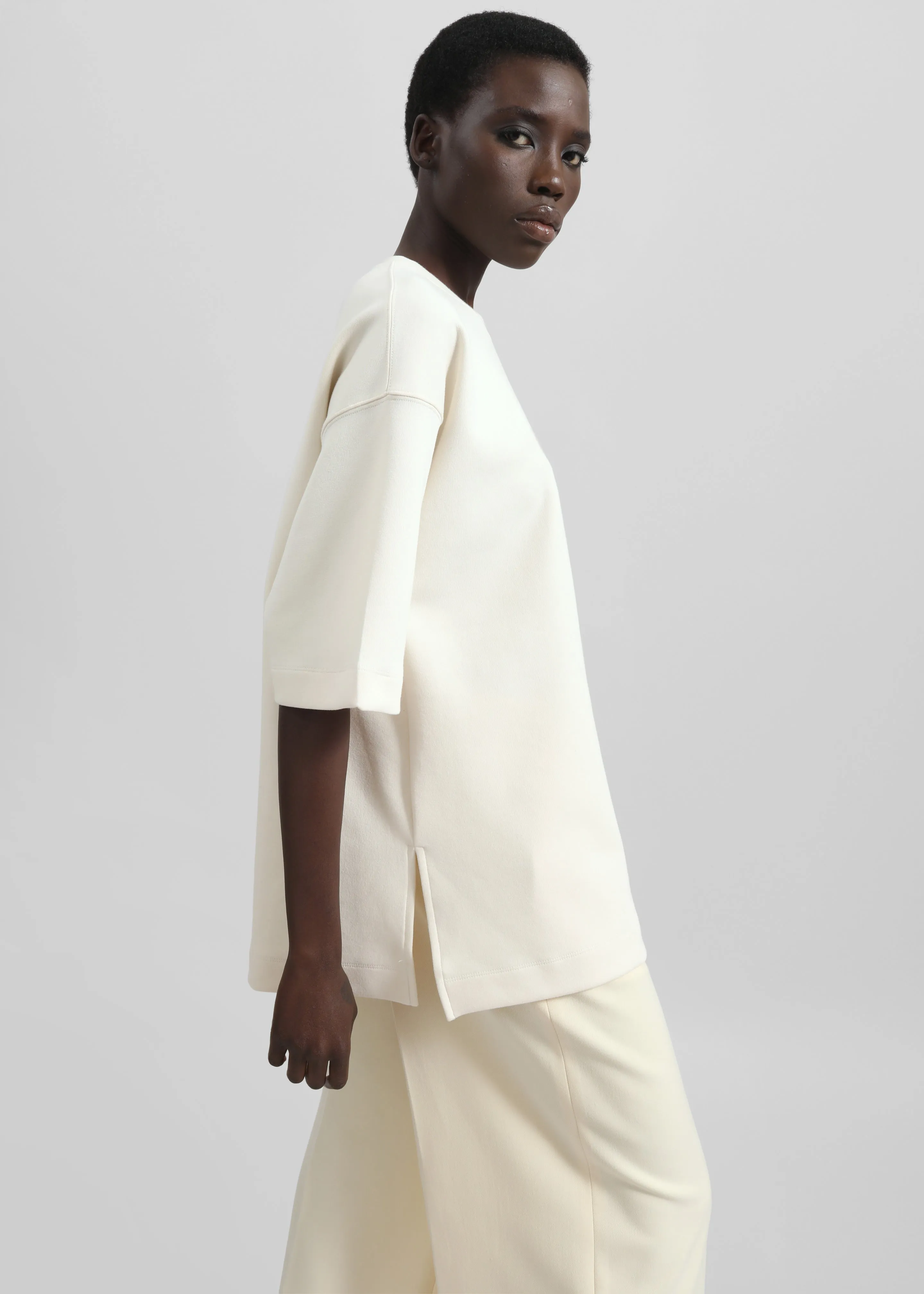 Melor Oversized T-Shirt - Cream sold by Frankie Shop product image thumbnail 2