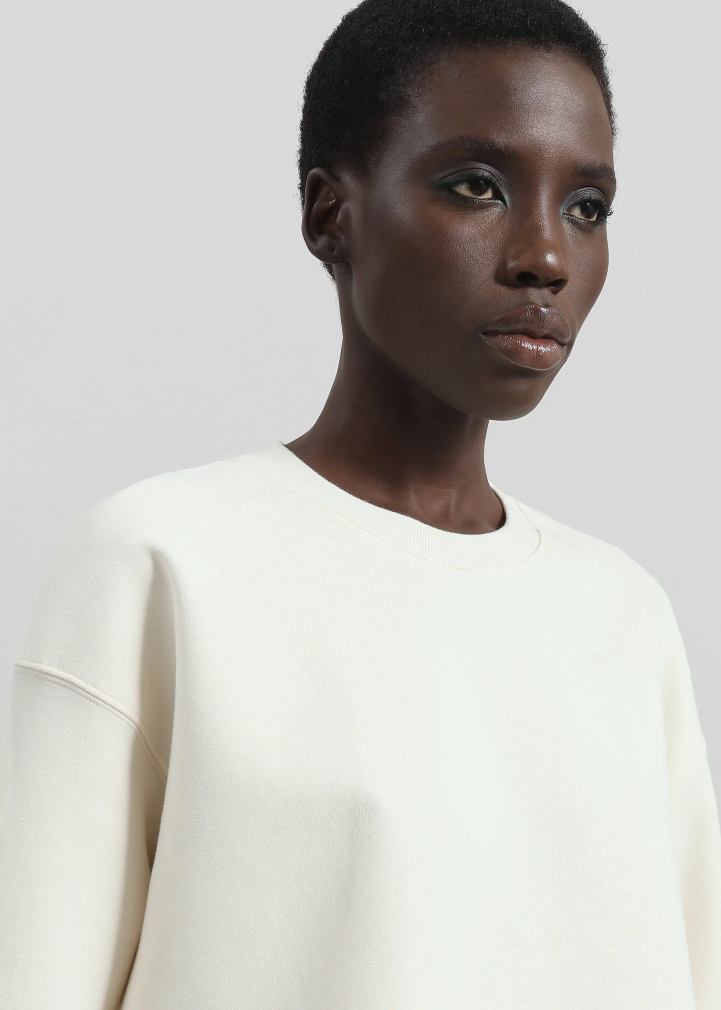 Melor Oversized T-Shirt - Cream sold by Frankie Shop product image thumbnail 5