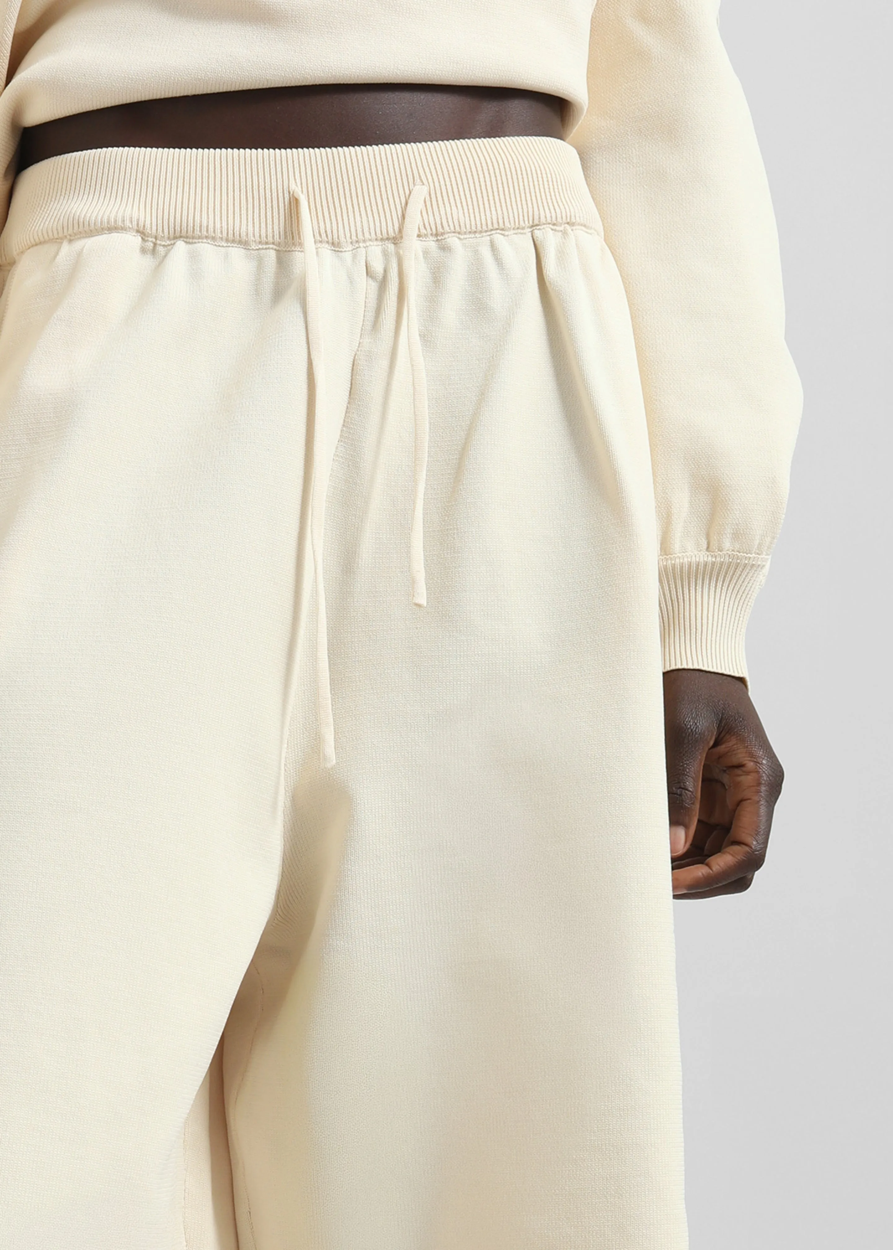 Wesra Knit Bermuda Shorts - Ecru sold by Frankie Shop product image thumbnail 3