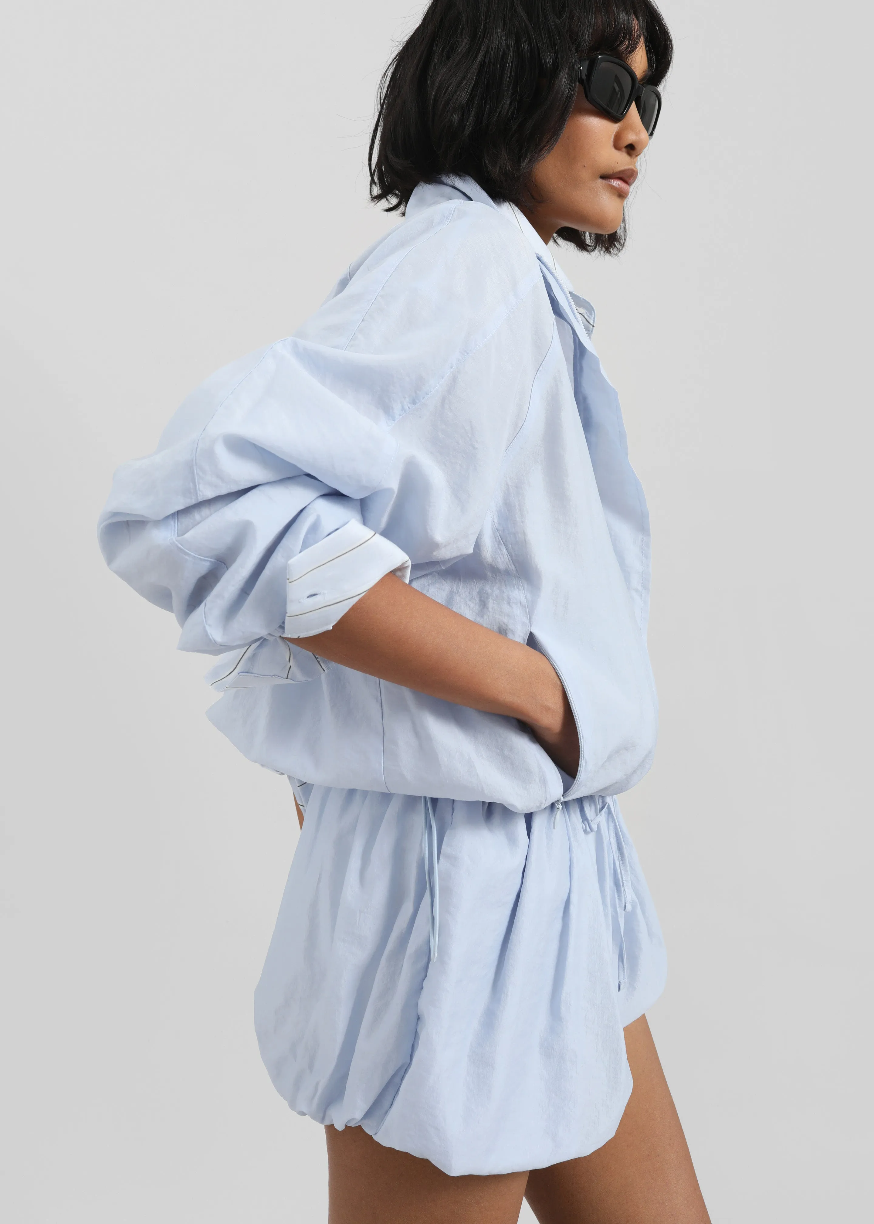 Vaila Balloon Shorts - Sky Blue sold by Frankie Shop product image thumbnail 5