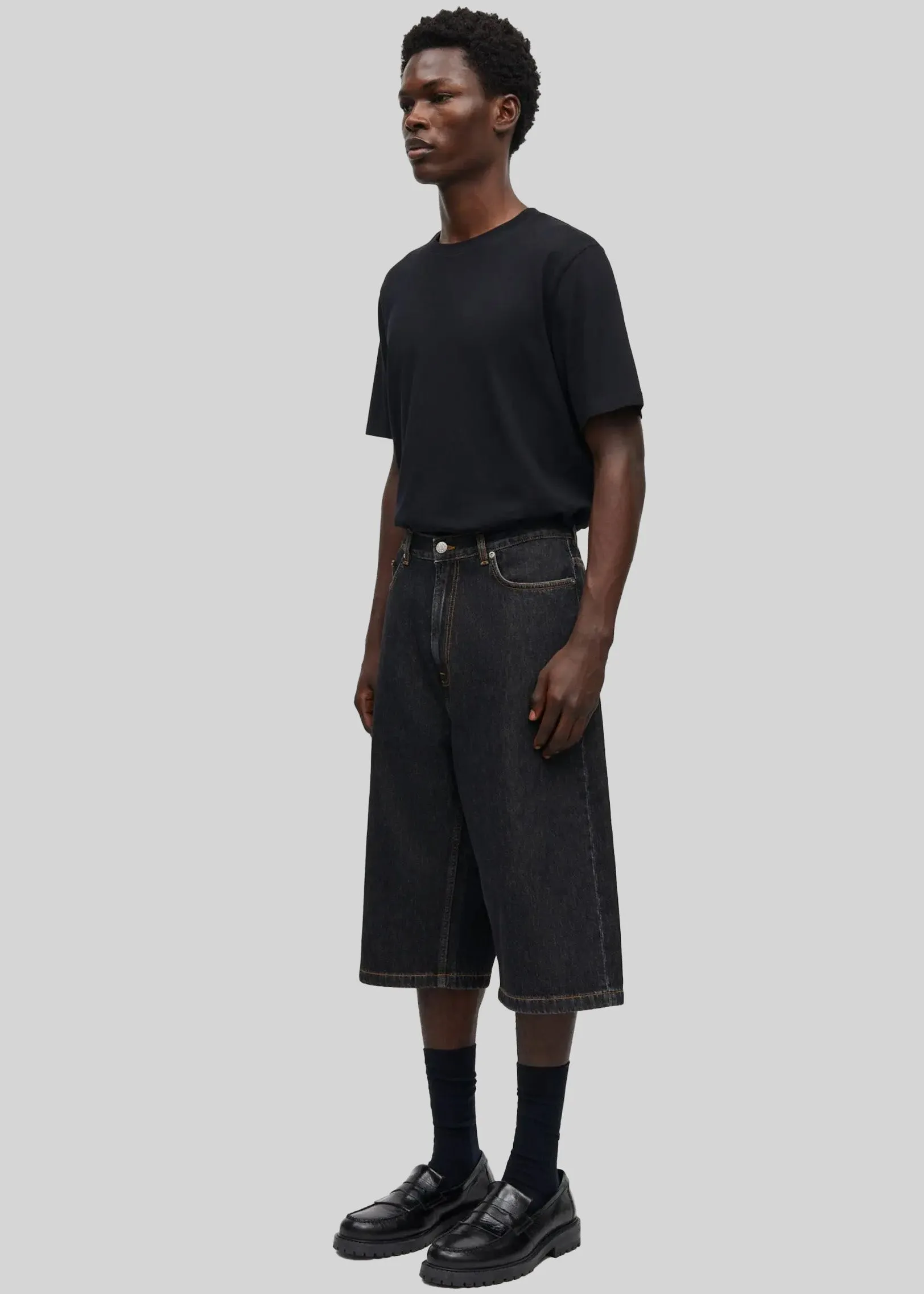 Samsøe Samsøe Saroger Shorts - Granite sold by Frankie Shop product image thumbnail 3