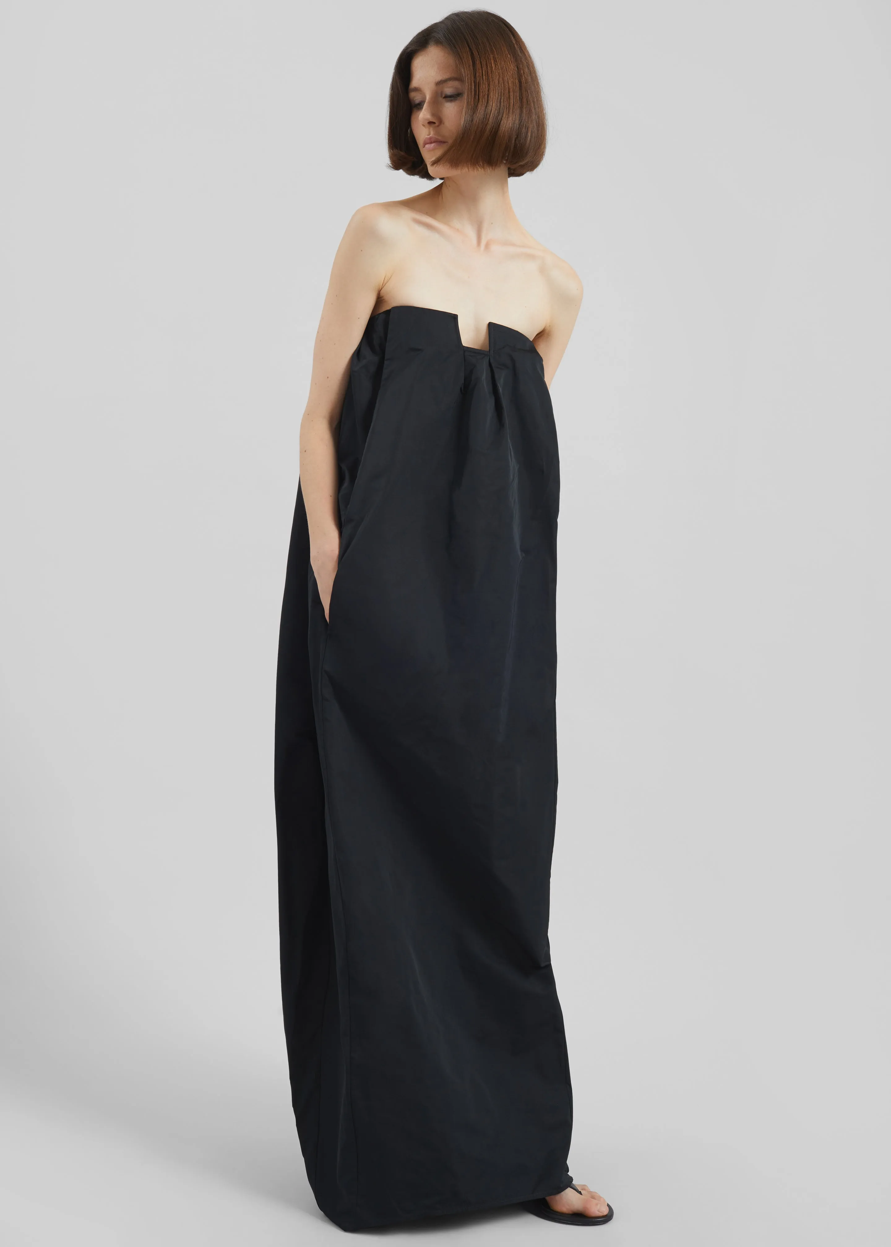 Bevza Balloon Dress - Black sold by Frankie Shop product image thumbnail 3