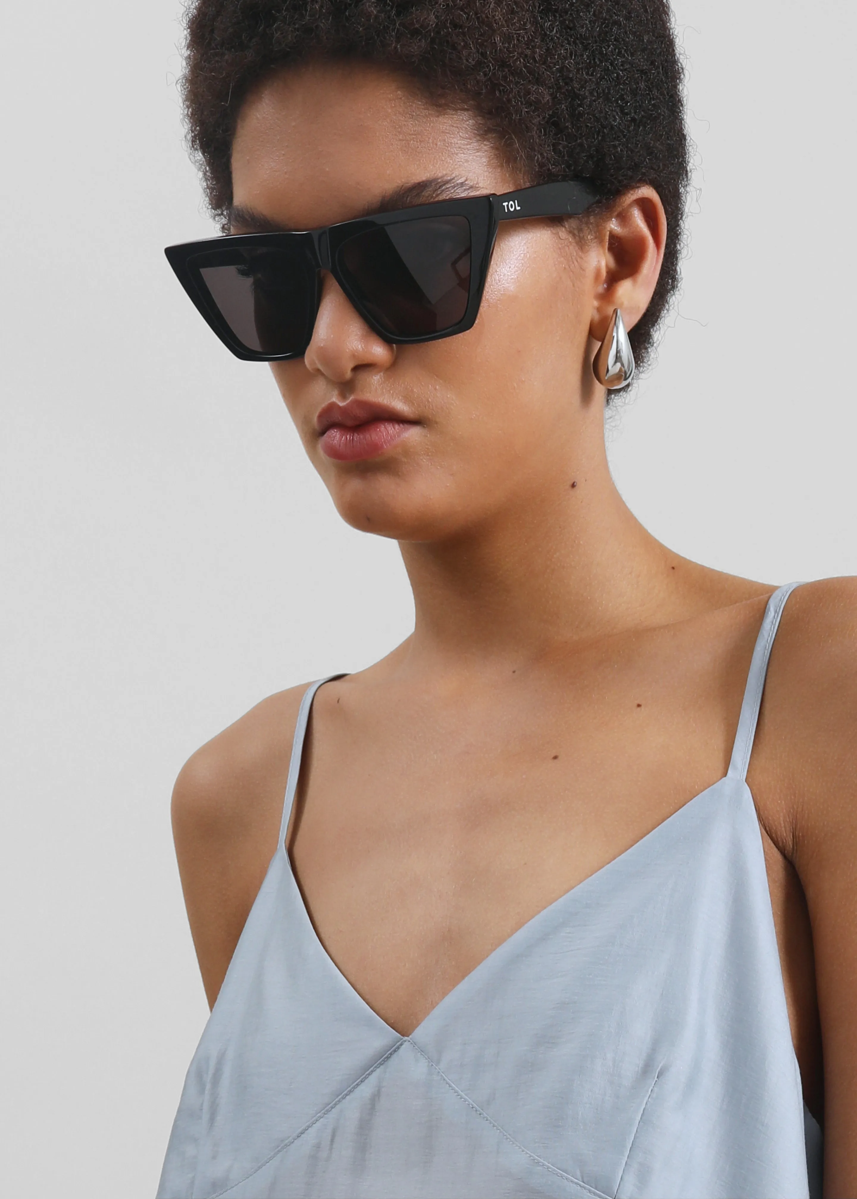 Noli Slip Mini Dress - Dusty Blue sold by Frankie Shop product image thumbnail 4