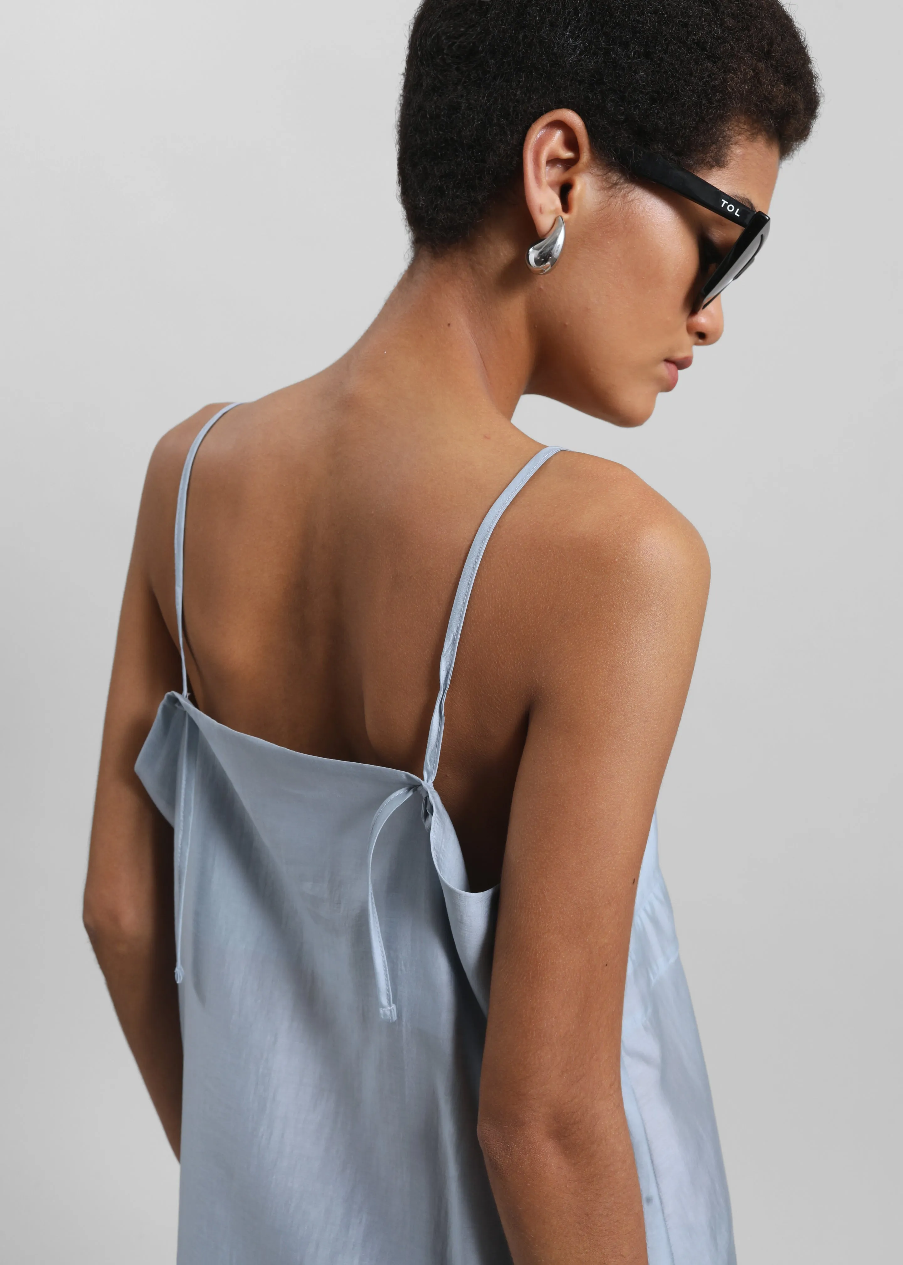 Noli Slip Mini Dress - Dusty Blue sold by Frankie Shop product image thumbnail 2
