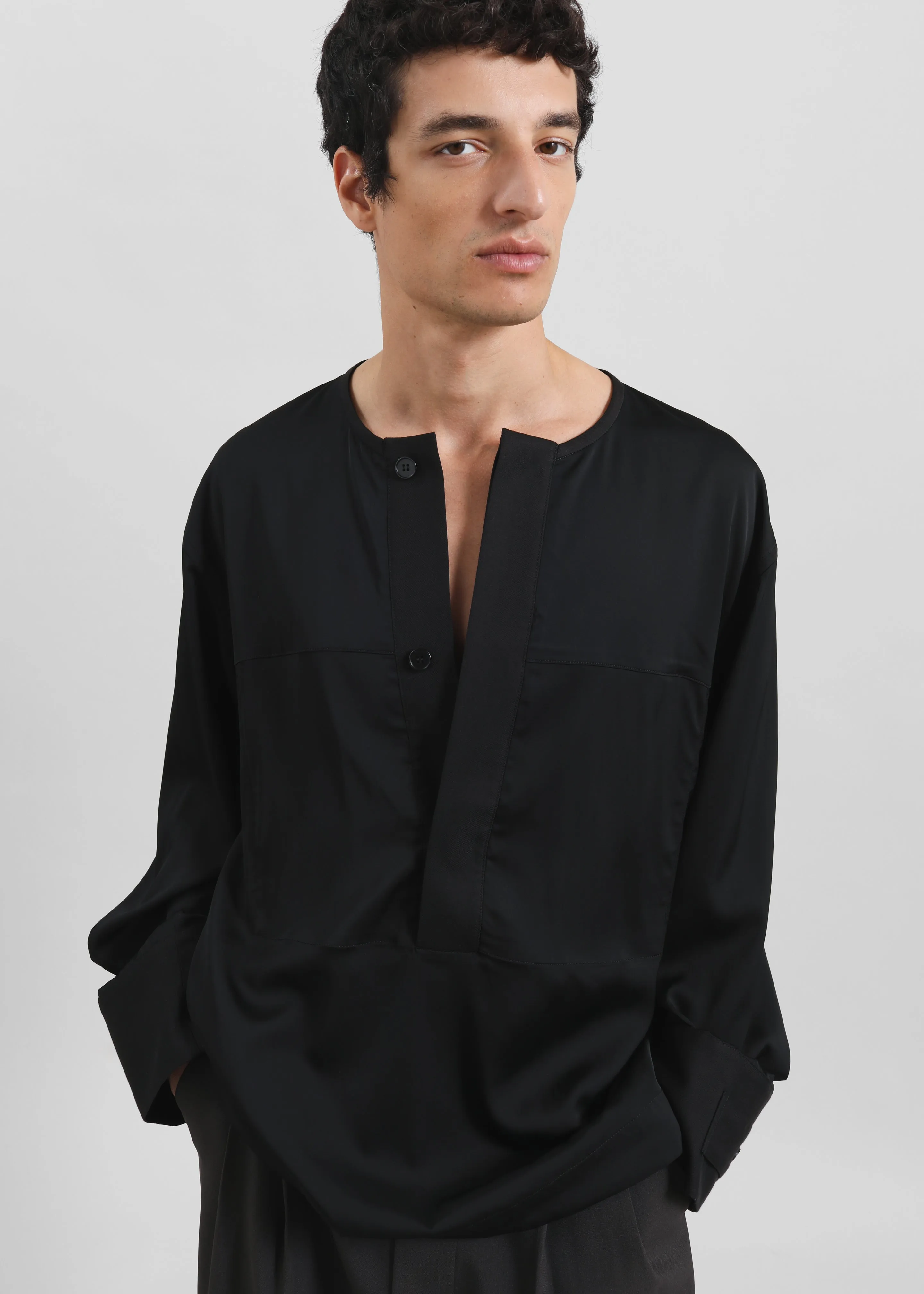 Shelton Shirt - Black sold by Frankie Shop product image thumbnail 5