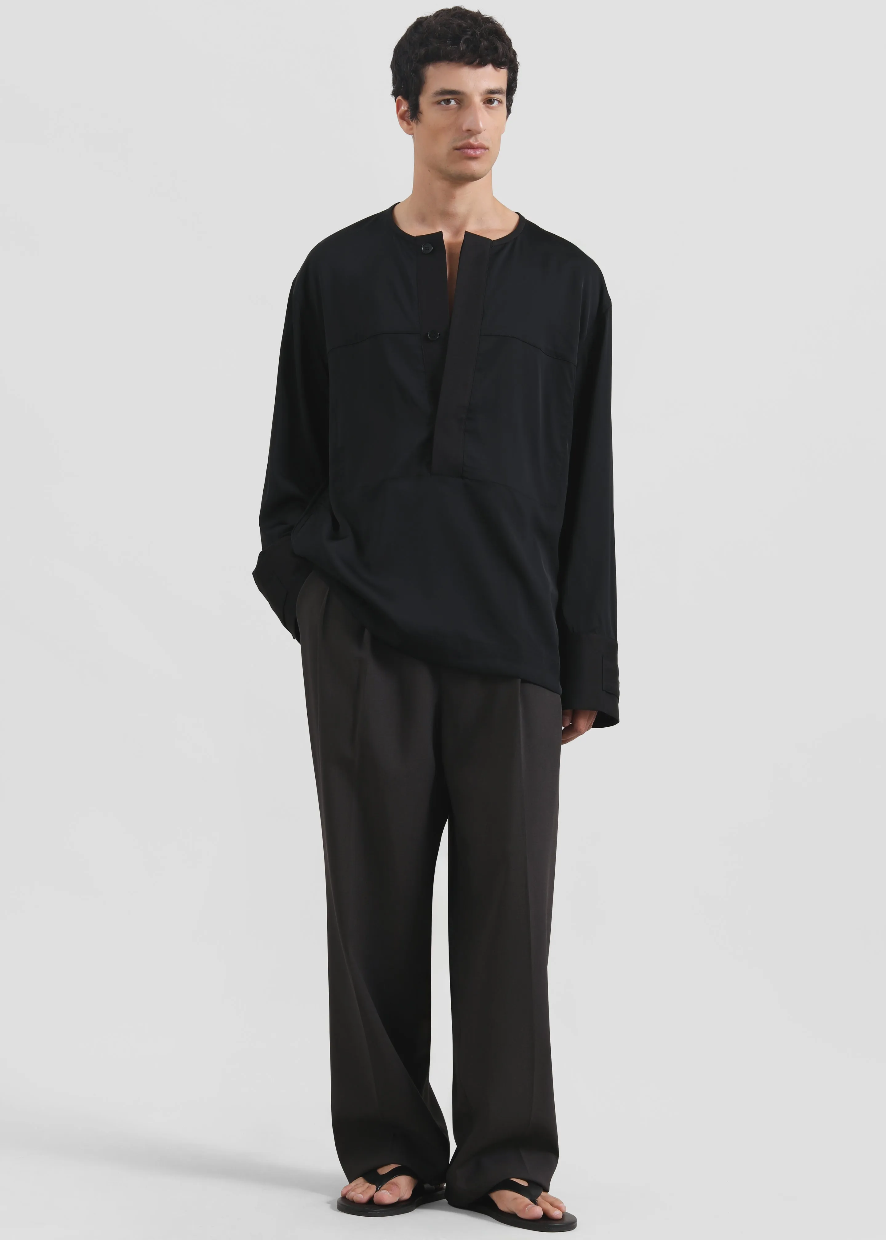 Shelton Shirt - Black sold by Frankie Shop product image thumbnail 4