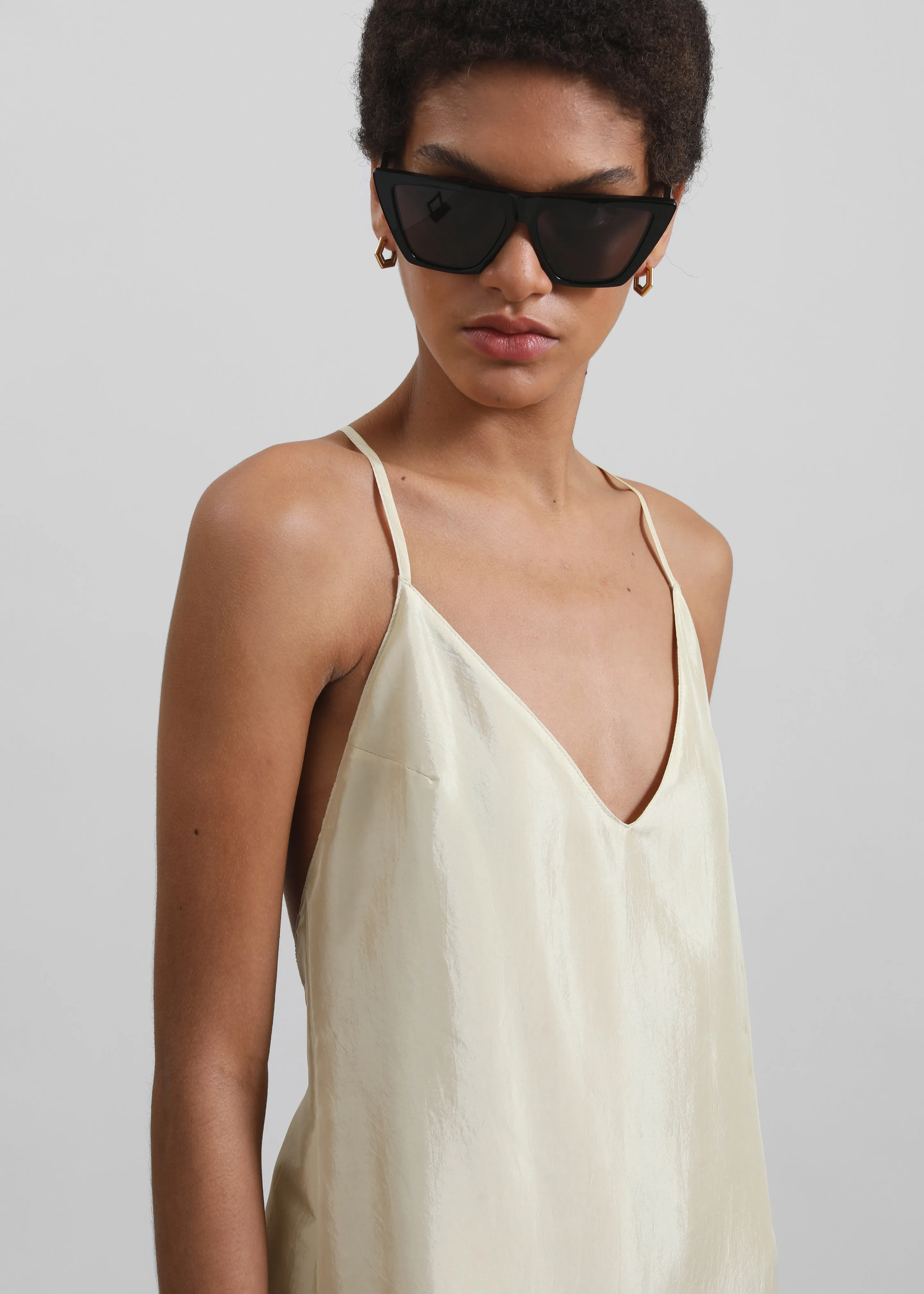 Vence Slip Dress - Pale Yellow sold by Frankie Shop product image thumbnail 3