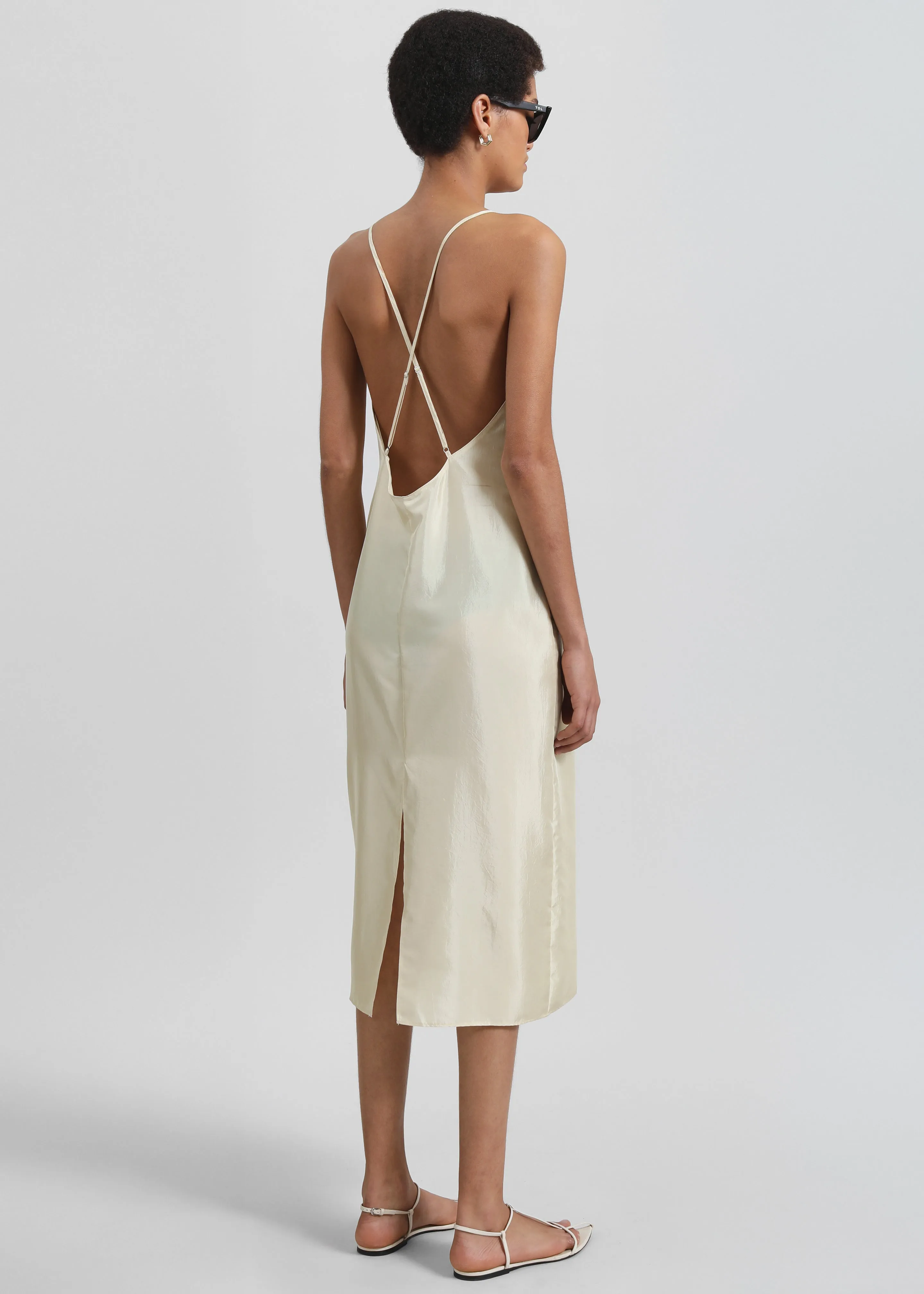 Vence Slip Dress - Pale Yellow sold by Frankie Shop product image thumbnail 5