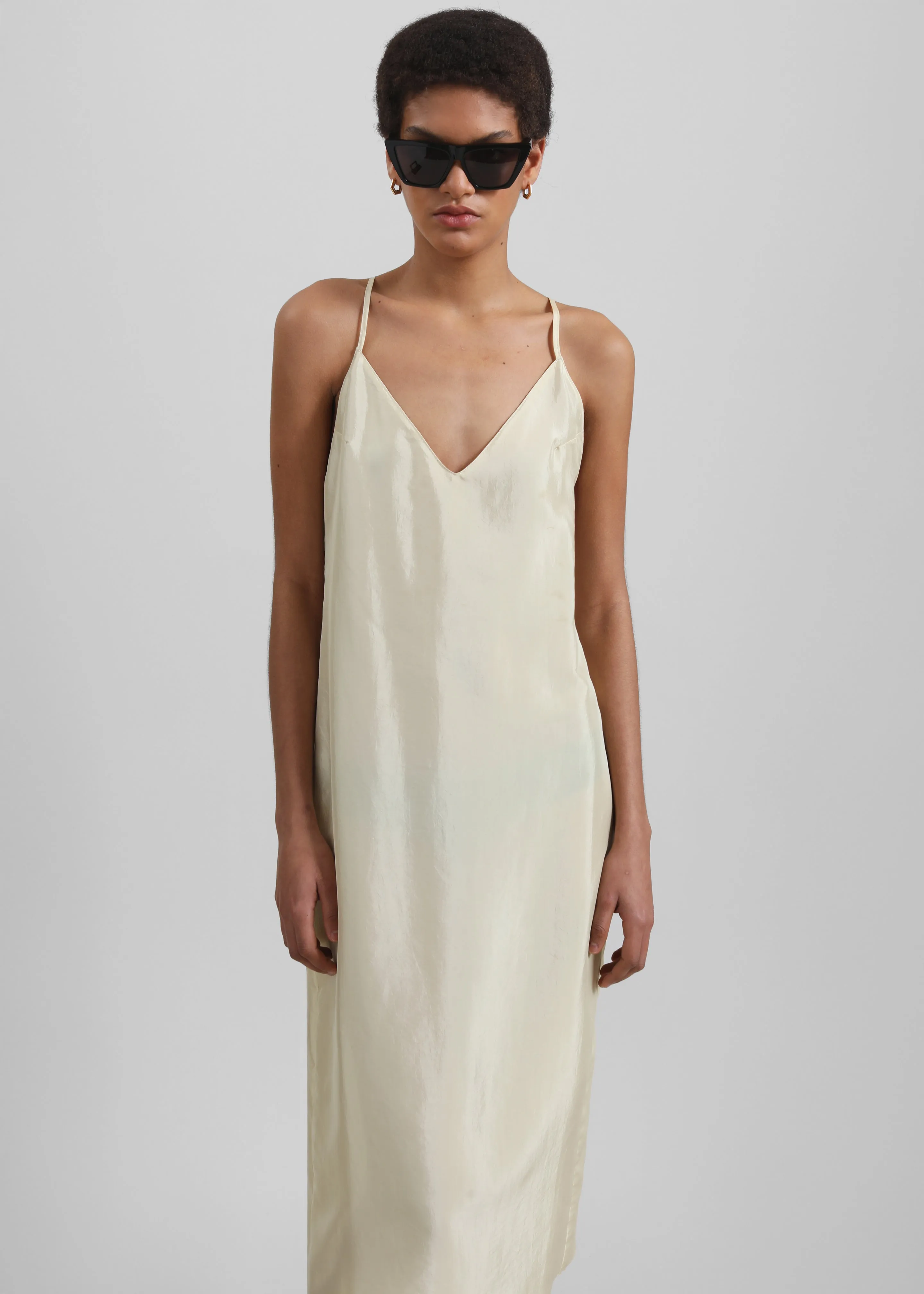 Vence Slip Dress - Pale Yellow sold by Frankie Shop product image thumbnail 4