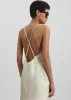 Vence Slip Dress - Pale Yellow sold by Frankie Shop