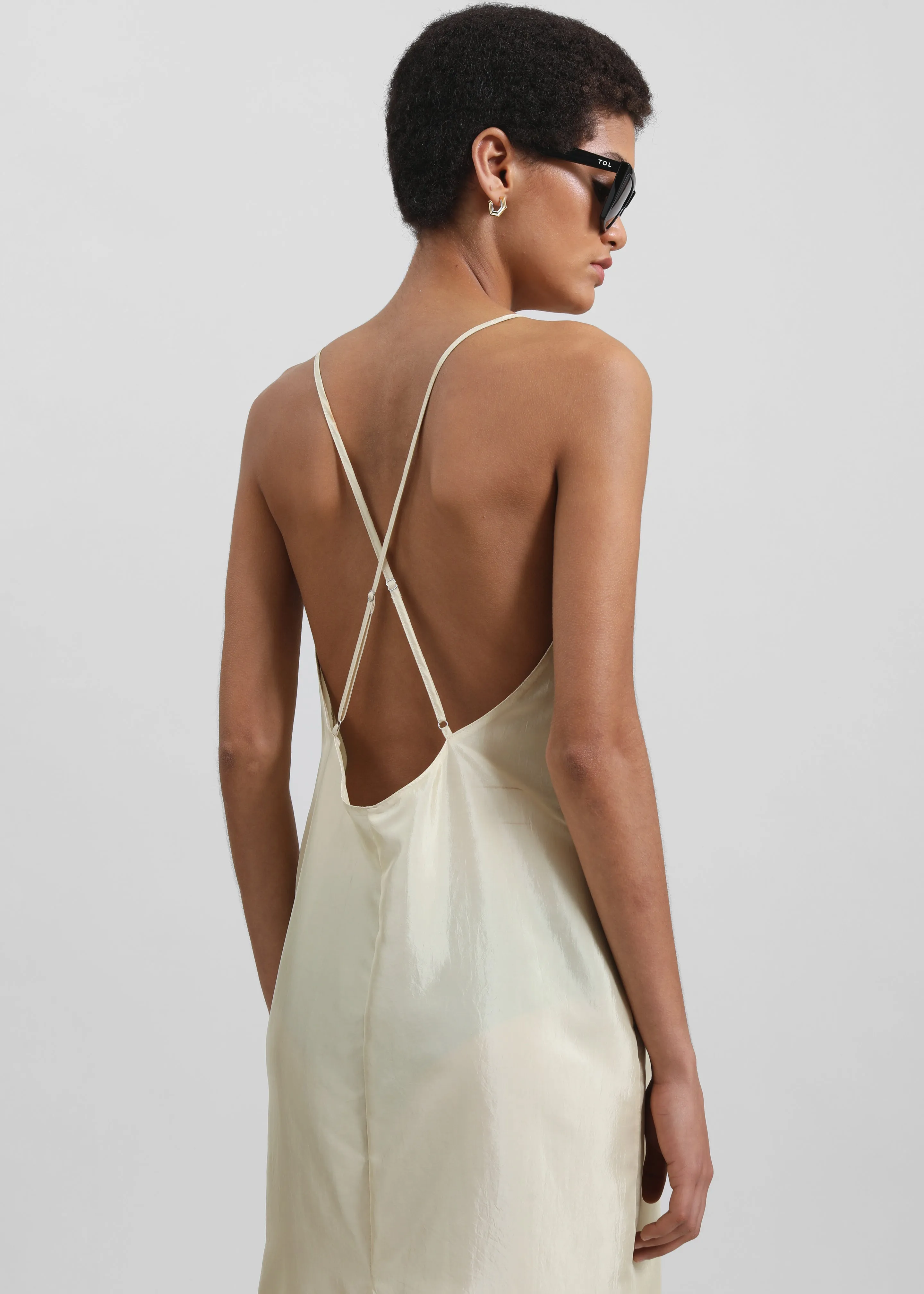 Vence Slip Dress - Pale Yellow sold by Frankie Shop product image thumbnail 2
