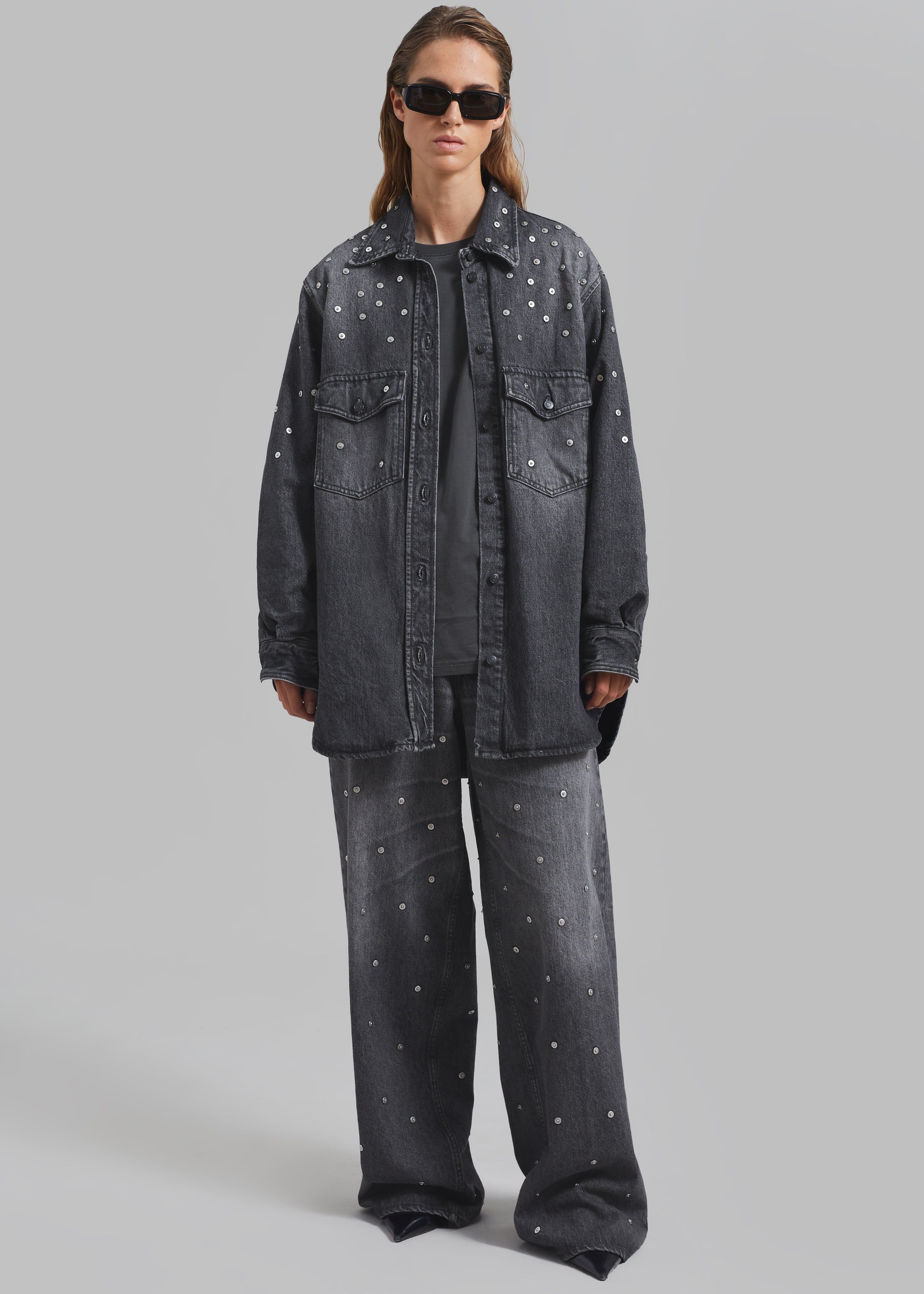 Haikure Bethany Pants - Vintage Black sold by Frankie Shop product image thumbnail 4