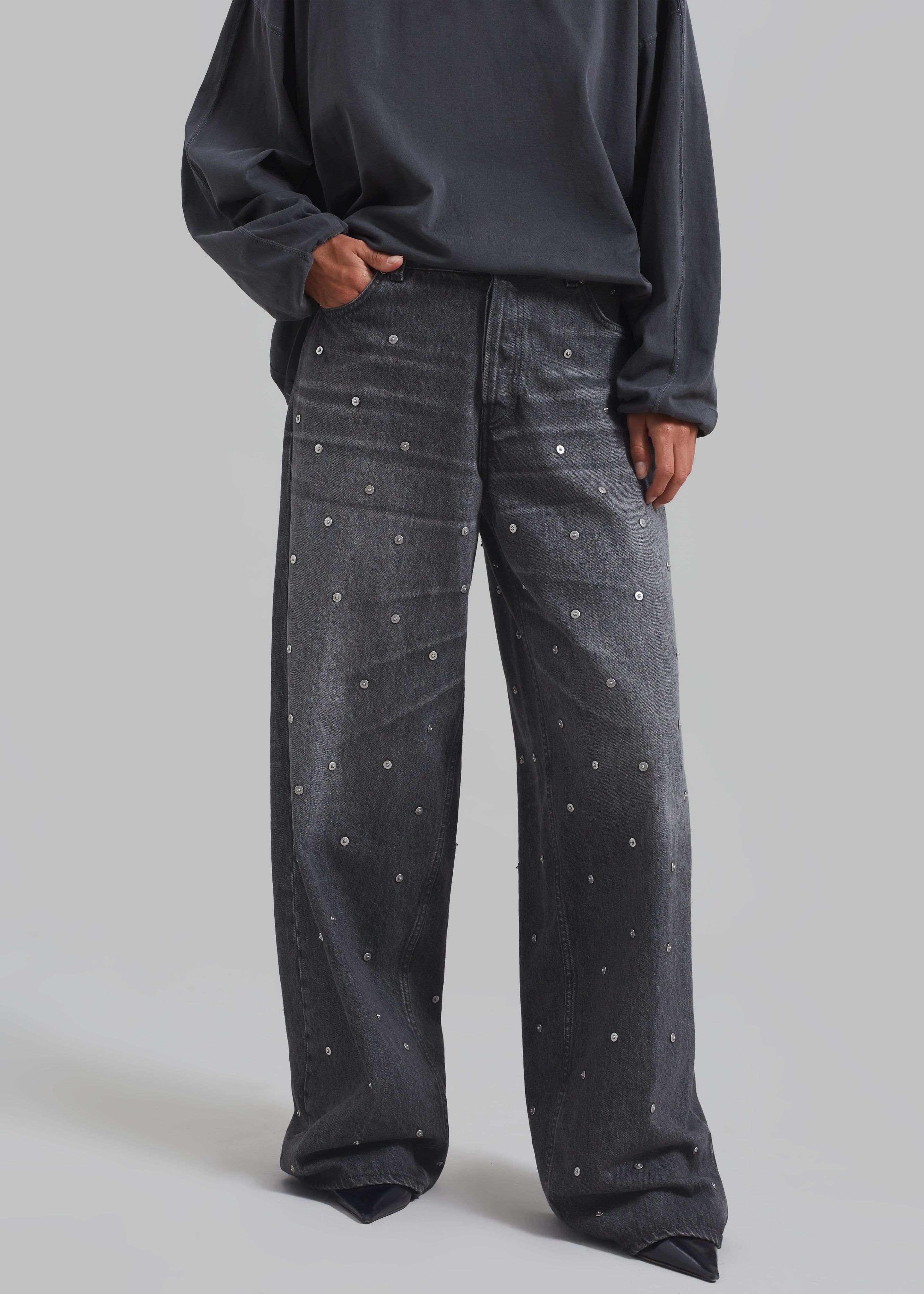 Haikure Bethany Pants - Vintage Black sold by Frankie Shop product image thumbnail 2