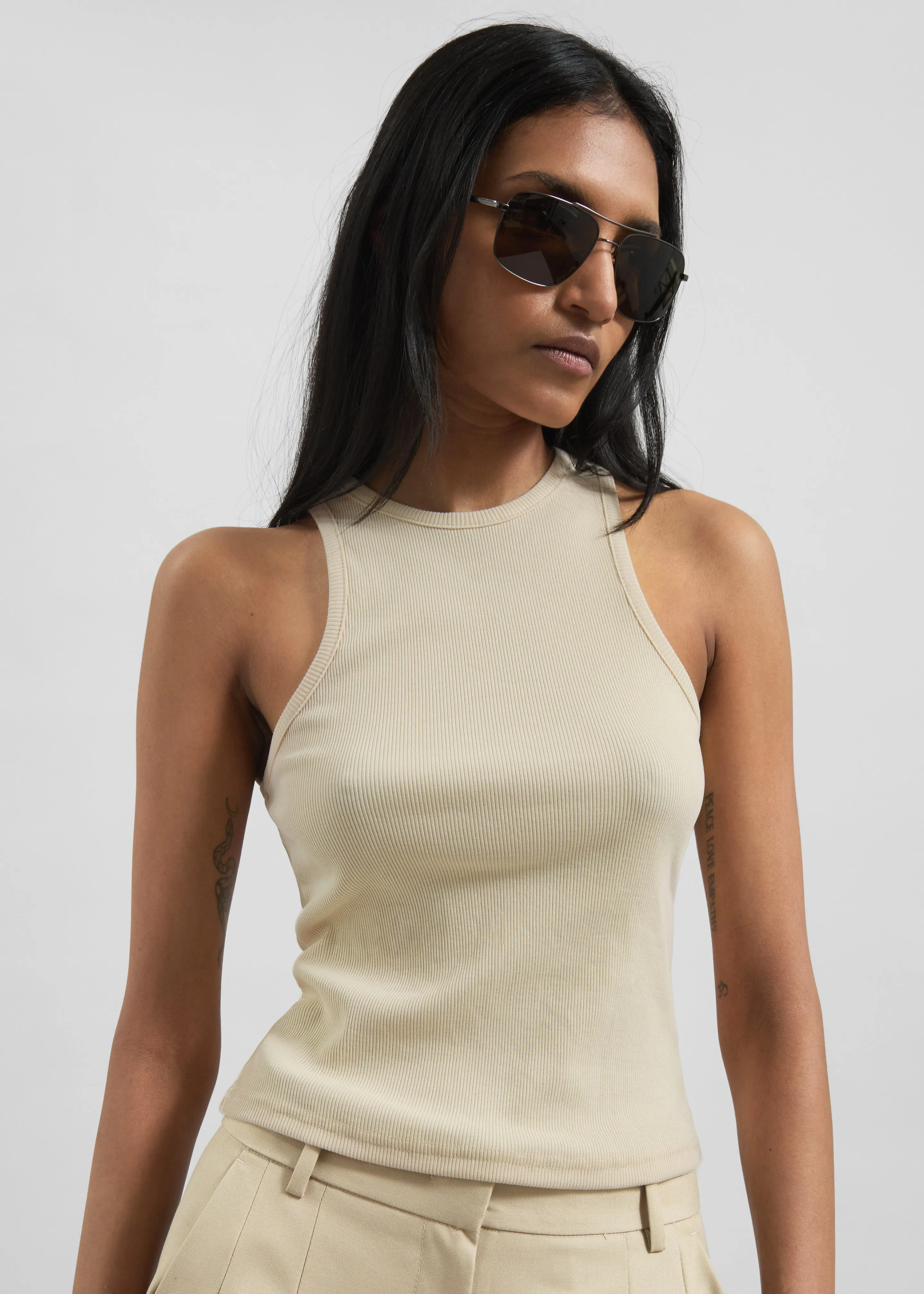 Jem Tank Top - Beige sold by Frankie Shop product image thumbnail 5