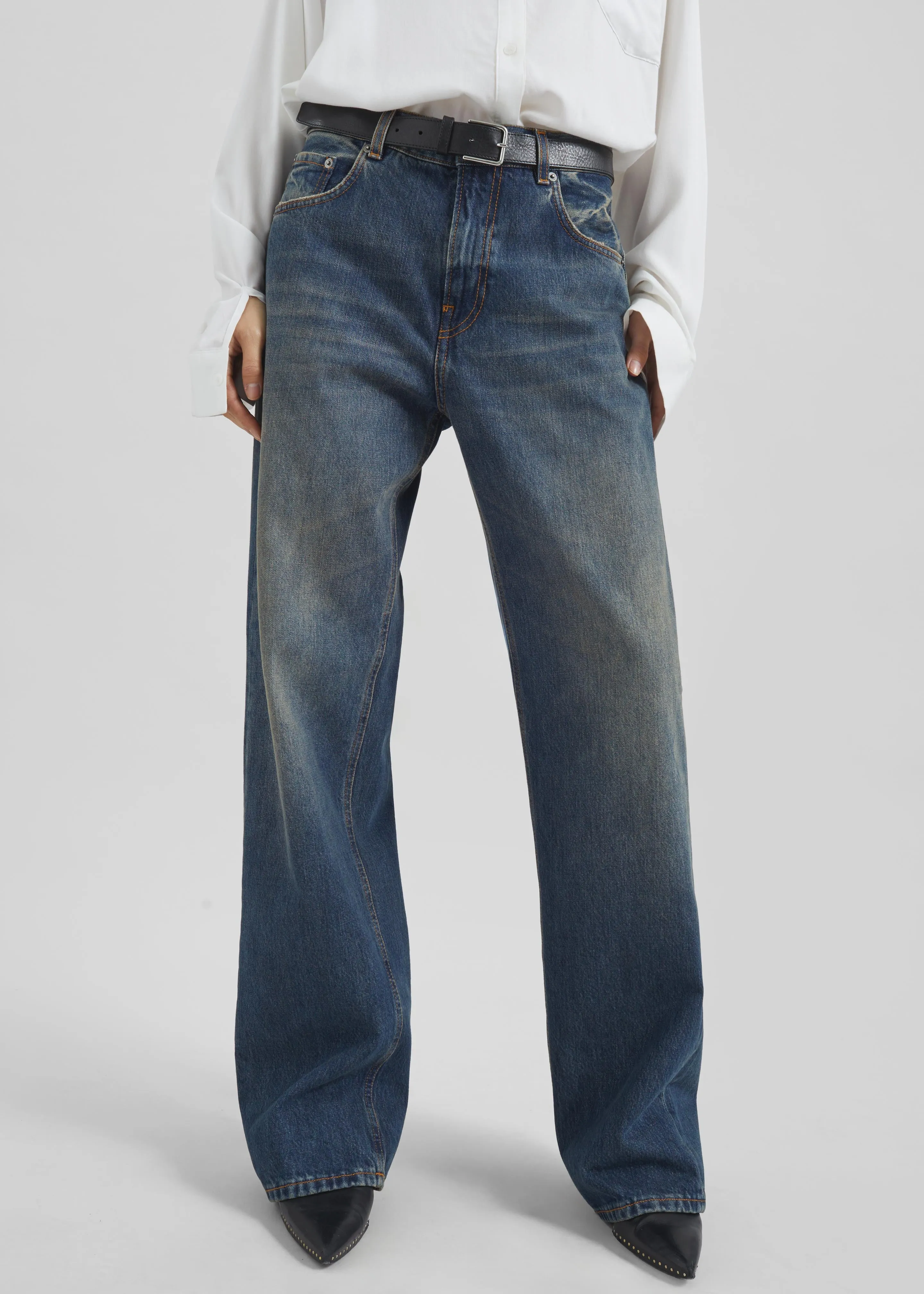 Haikure Bonnie Jeans - Intense Blue sold by Frankie Shop product image thumbnail 2
