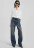 Haikure Bonnie Jeans - Intense Blue sold by Frankie Shop