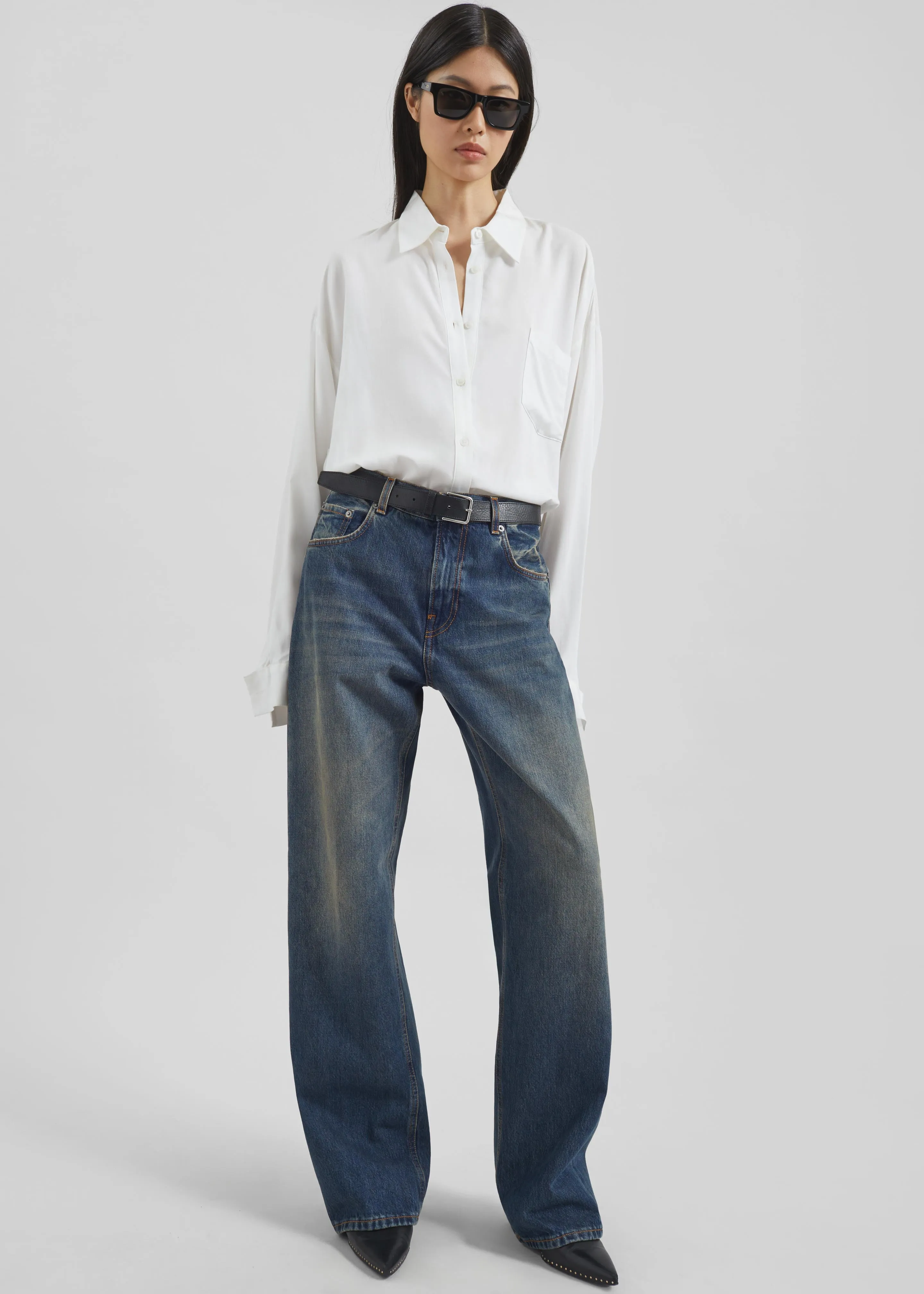 Haikure Bonnie Jeans - Intense Blue sold by Frankie Shop product image thumbnail 4