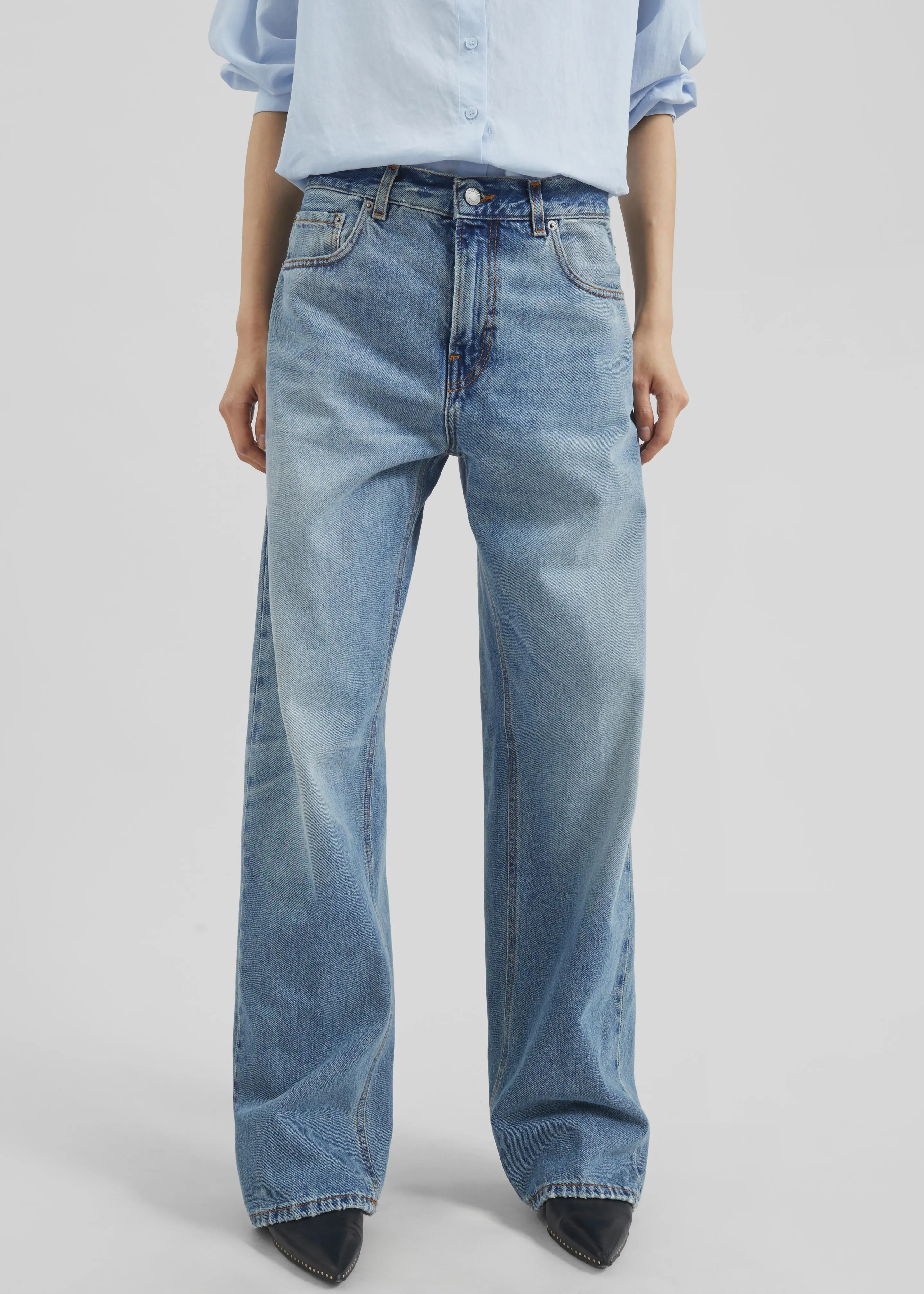 Haikure Bonnie Jeans - Dive Blue Wash sold by Frankie Shop product image thumbnail 2