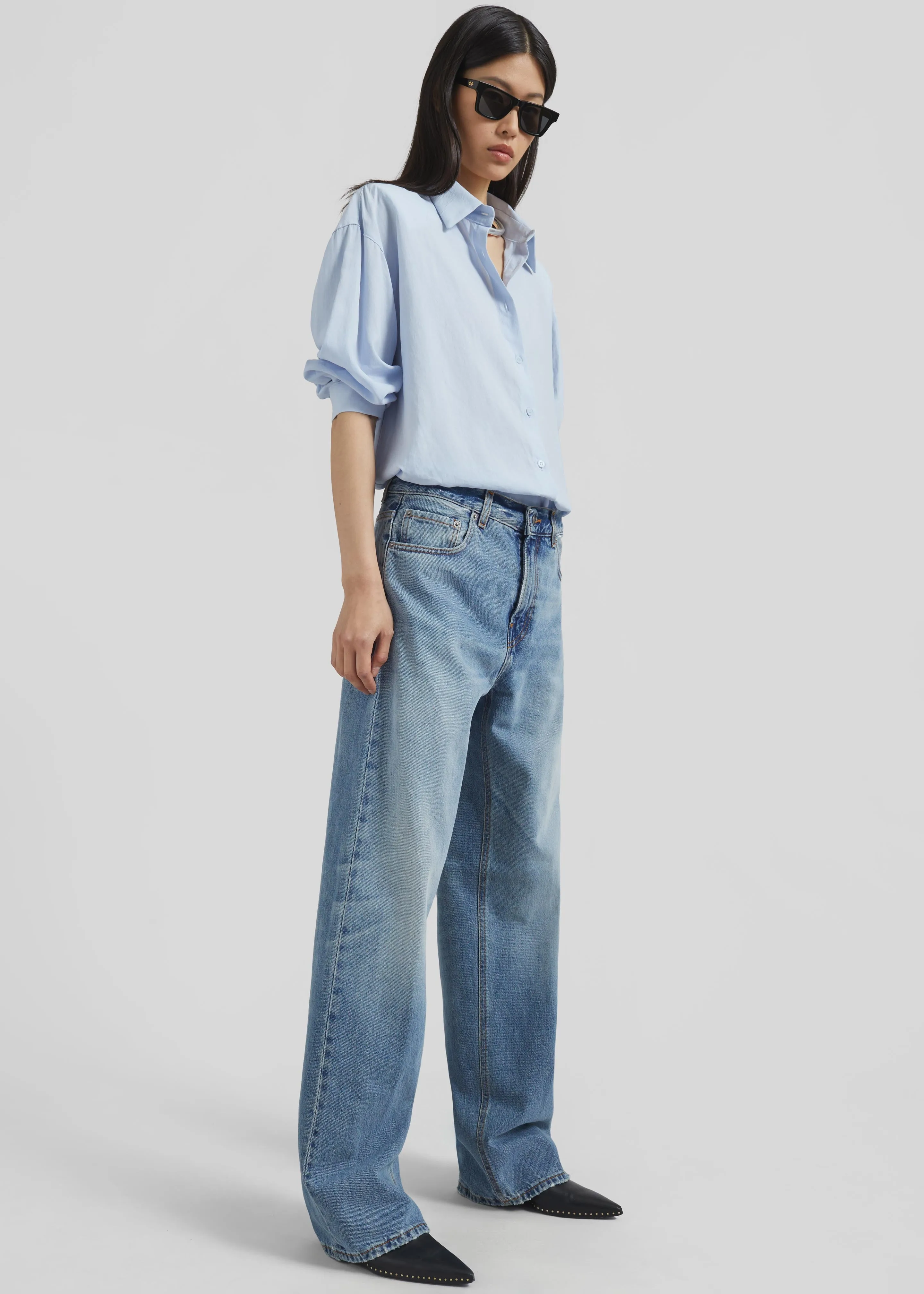 Haikure Bonnie Jeans - Dive Blue Wash sold by Frankie Shop product image thumbnail 5