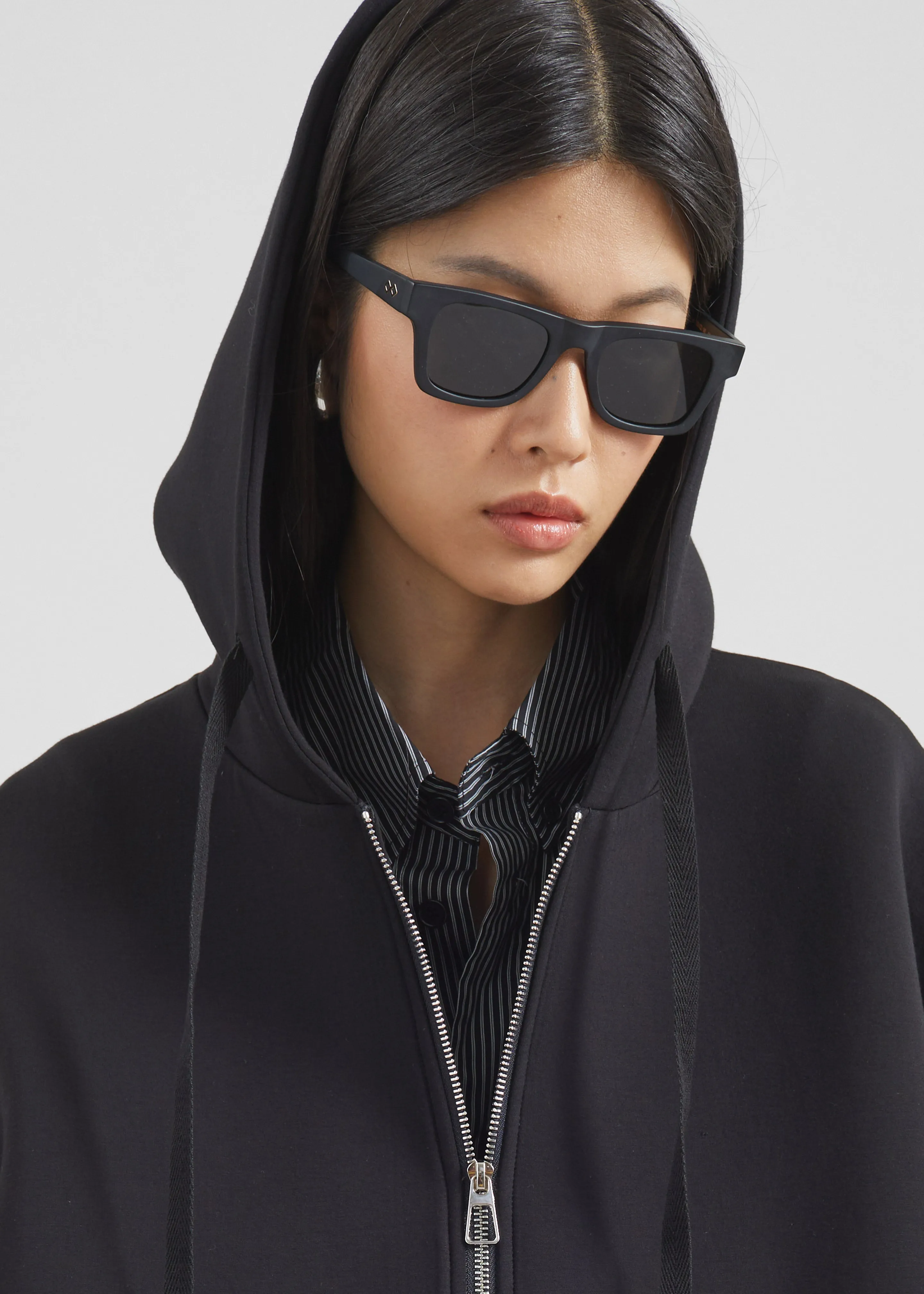 Karen Wazen Harper Sunglasses - Matte Black sold by Frankie Shop product image thumbnail 3